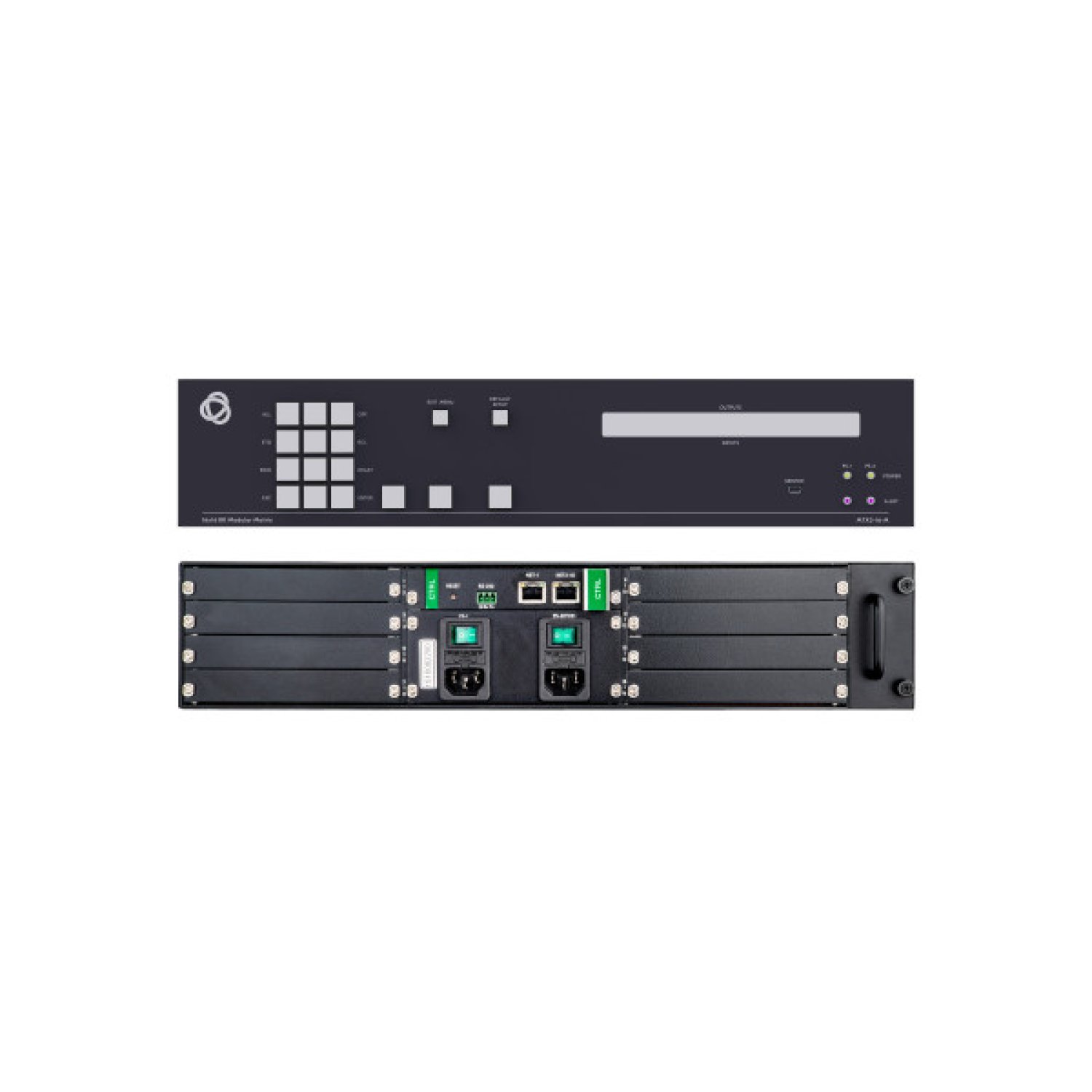 Kramer Electronics MTX3-16-M Matriz de conmutación modular AV Pantalla incorporada