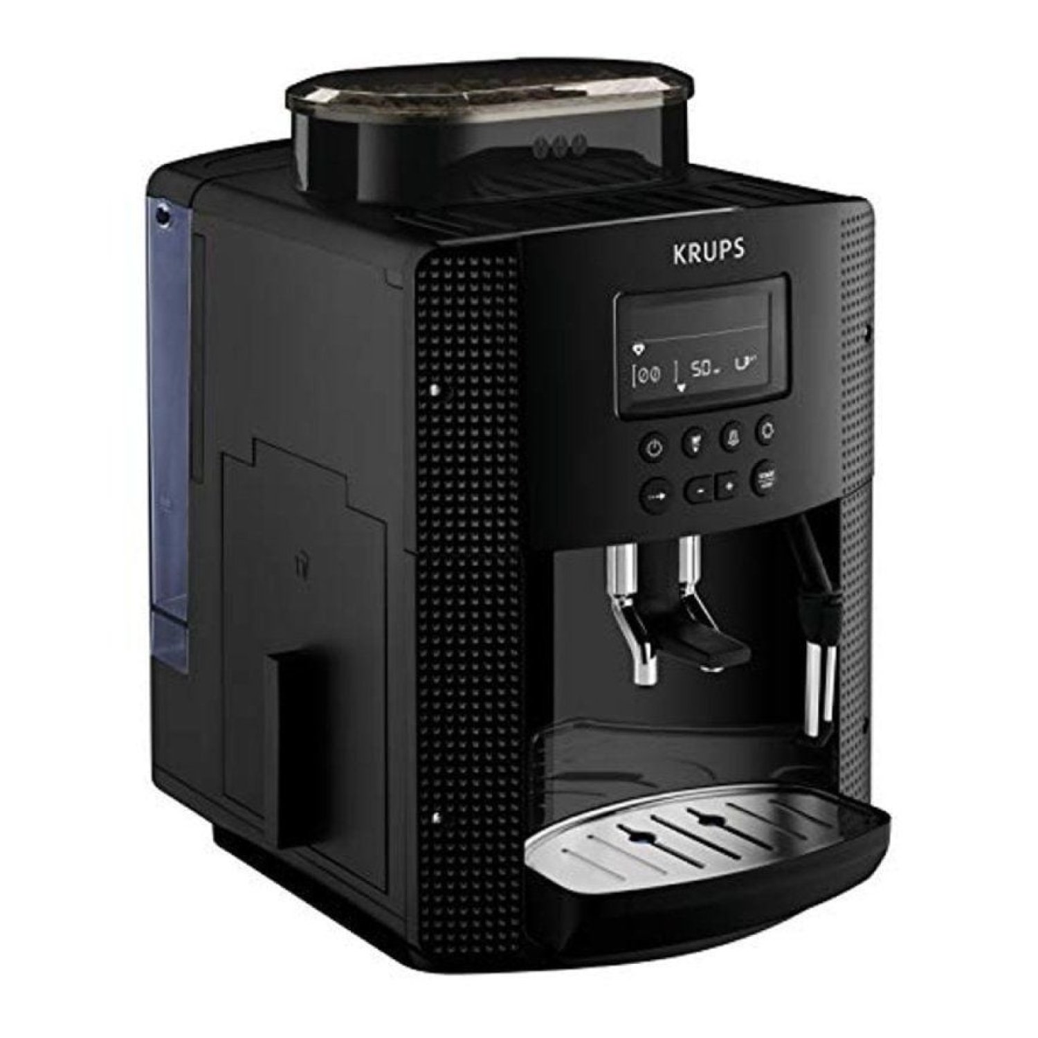Cafetera Expreso Krups Essential Pisa EA81P070/ 1450W/ 15 Bares/ Negra