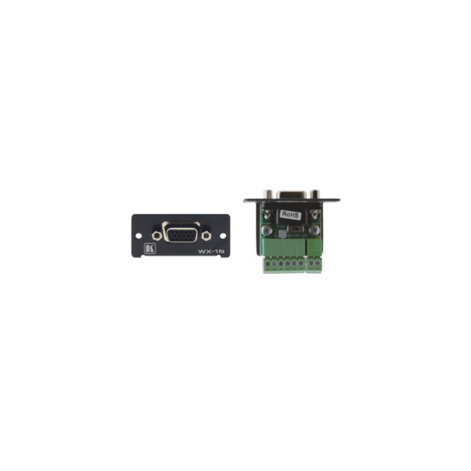 Kramer Electronics WX-1N adaptador de cable HD-15 Bloque de terminales Gris