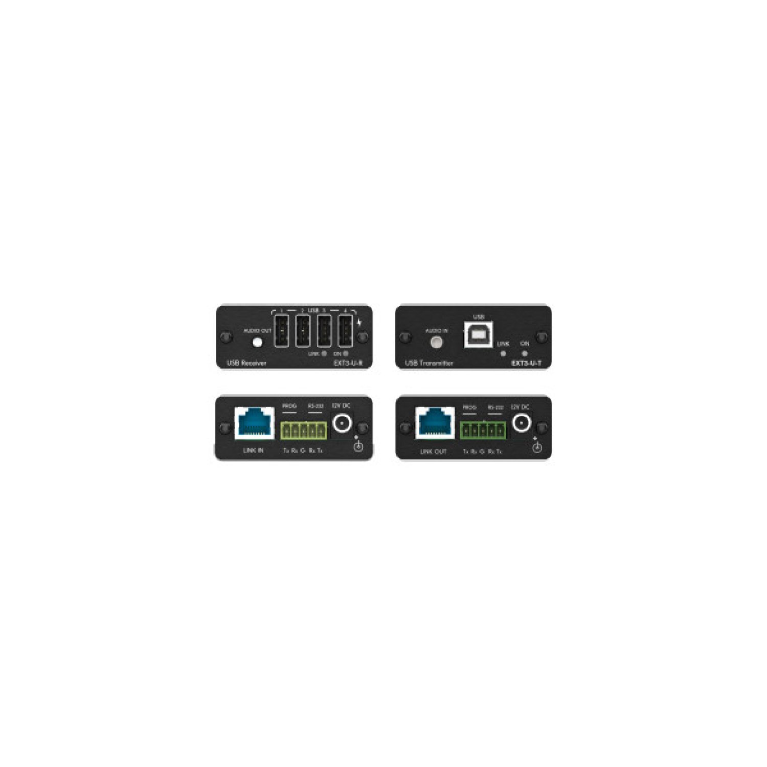 (CONSULTAR STOCK) KRAMER EXTENDERS AVSM USB 2.0 WITH RS-232 & AUDIO POC EXTENDER OVER EXTENDED-REACH HDBT-MODEL (EXT3-U-KIT) (50-00015690)