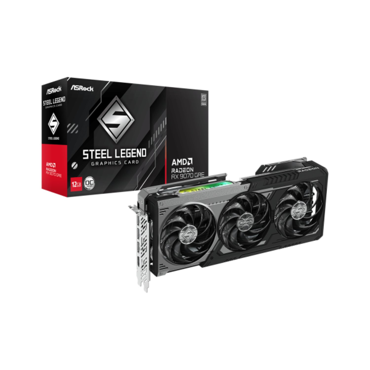 Asrock RX9070GRE SLD 12GO AMD Radeon RX 9070 GRE 12 GB GDDR6