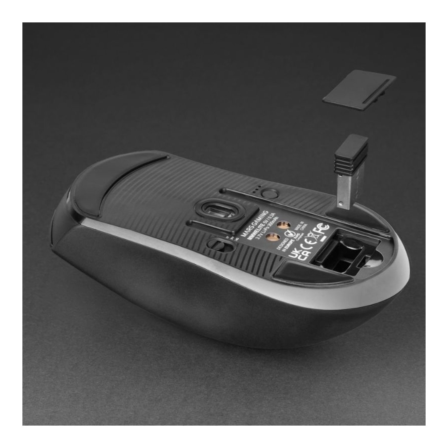 Ratón Gaming Mars Gaming MMW-Elite/ Batería Recargable/ Hasta 20000 DPI