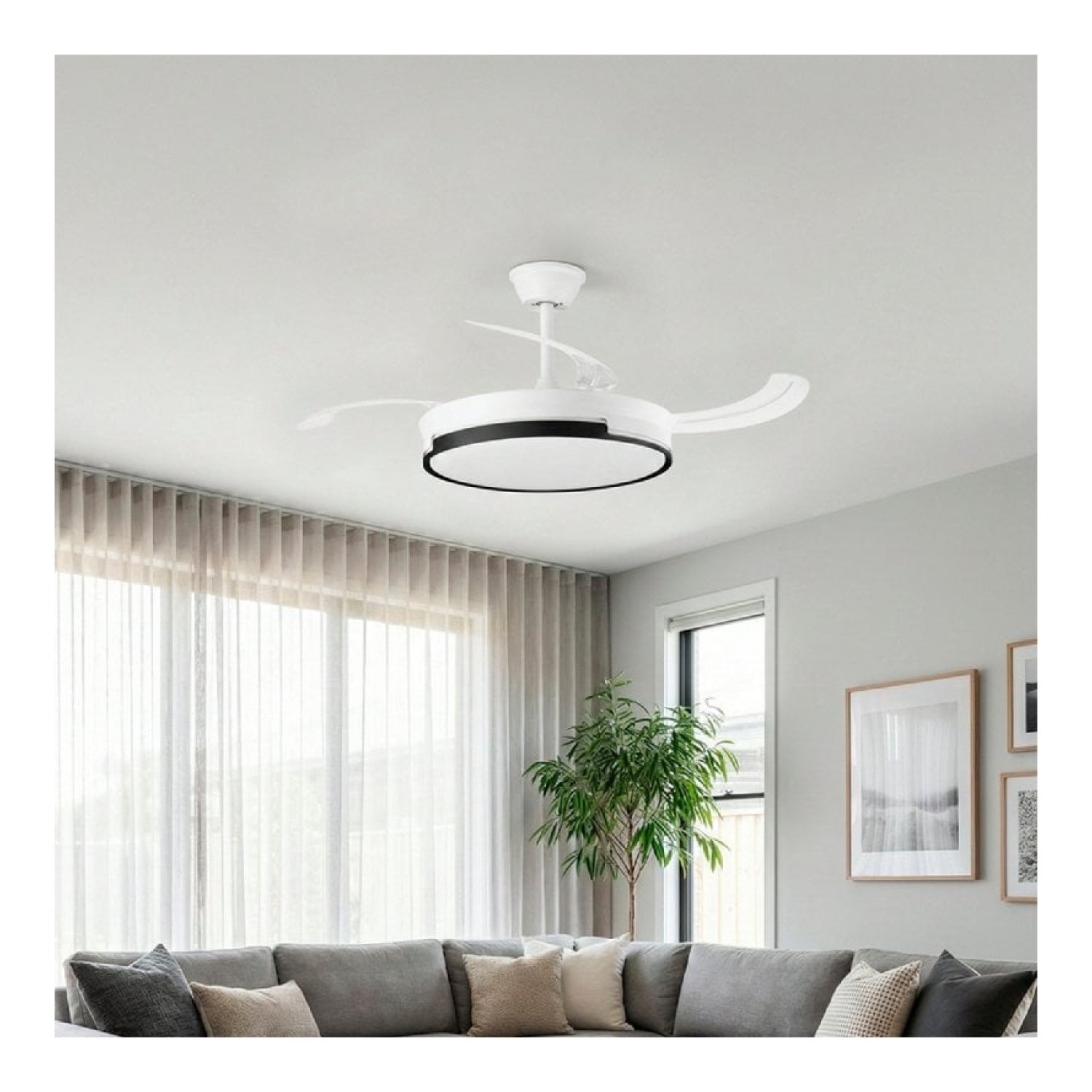 Ventilador de Techo Orbegozo CP 162105/ 30W/ 4 Aspas 105cm/ 6 velocidades