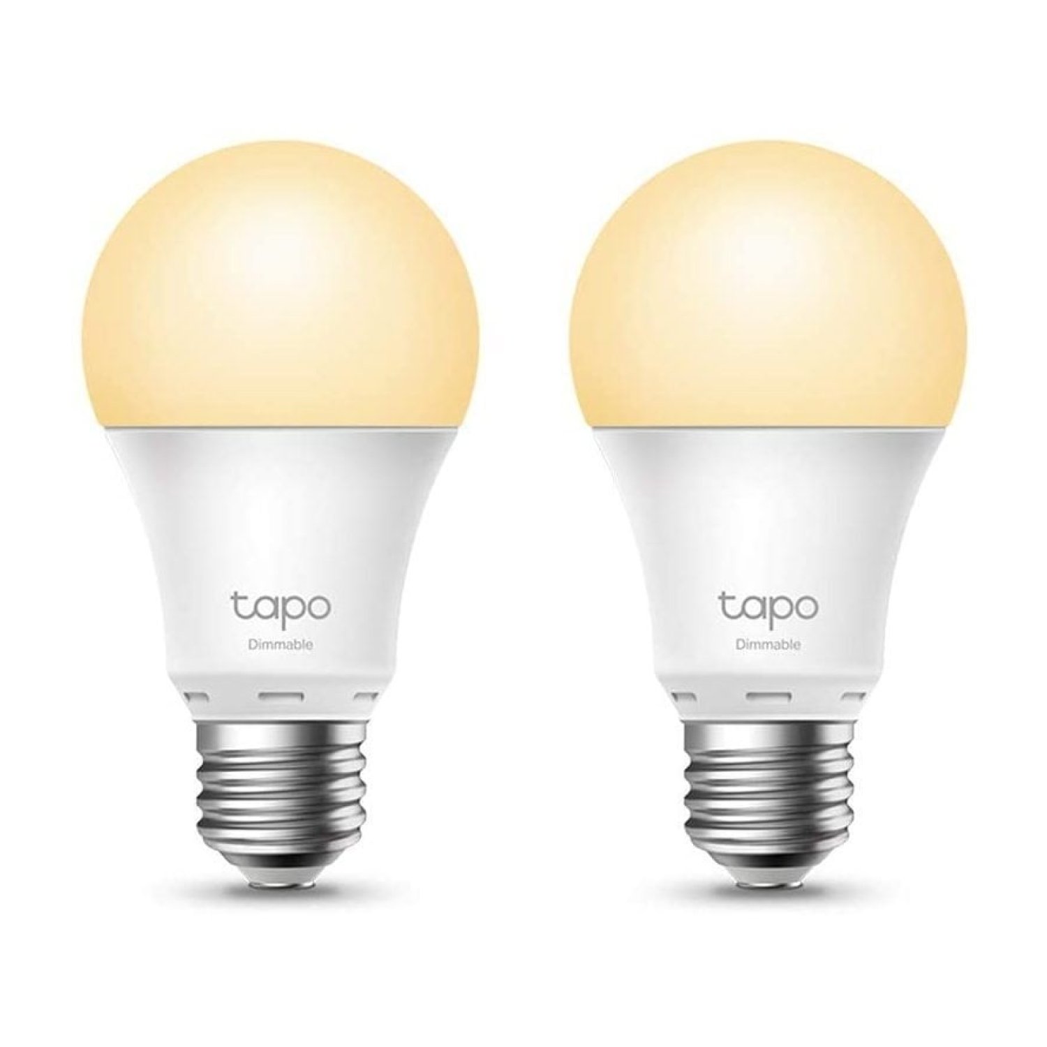 Bombilla Inteligente TP-Link Tapo L510E/ Casquillo E27/ 8.7W/ 806 Lúmenes/ 2700K/ Pack 2
