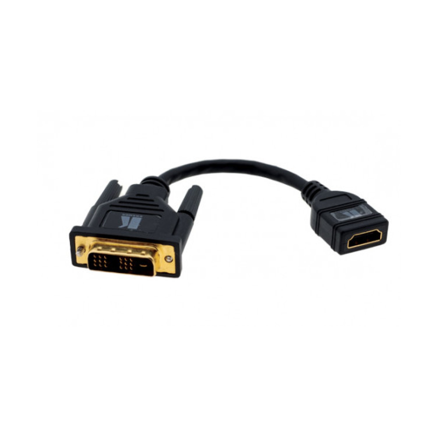 Kramer Electronics DVI-D (M) to HDMI (F) 0,3 m Negro