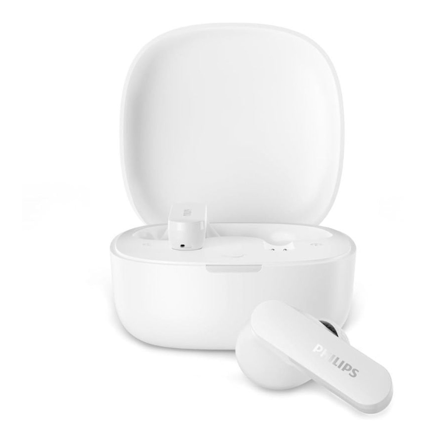 Auriculares Bluetooth Philips TAT2100WT con estuche de carga/ Autonomía 8h/ Blancos