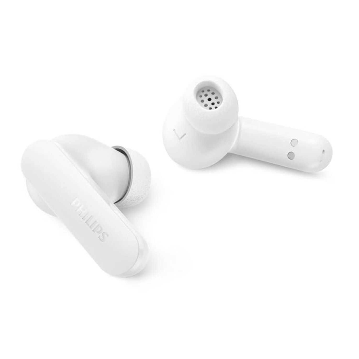 Auriculares Bluetooth Philips TAT2100WT con estuche de carga/ Autonomía 8h/ Blancos