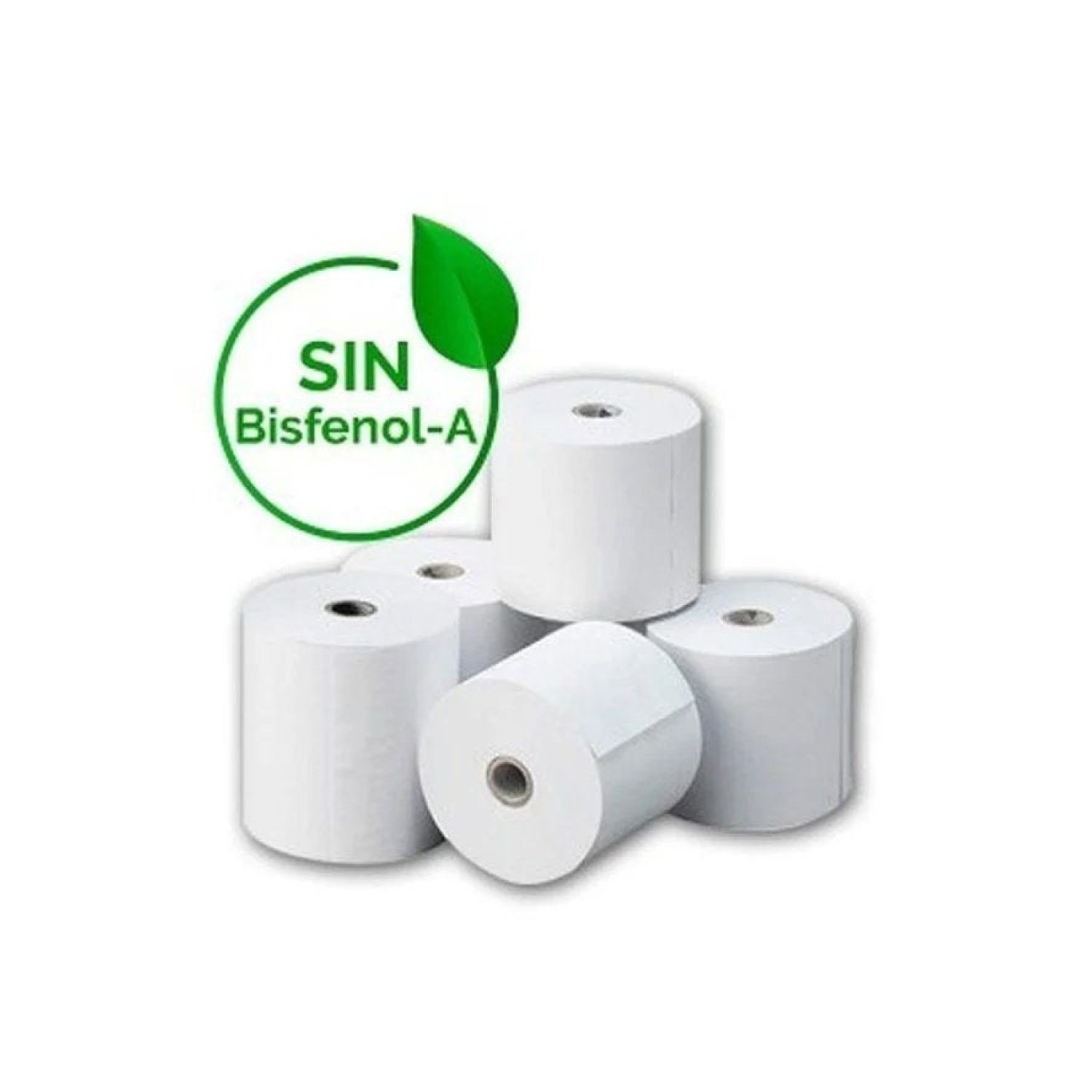 Caja de Rollos de Papel Térmico Genérico 80x80 BPAF/ 80 x 80mm/ 48 unidades