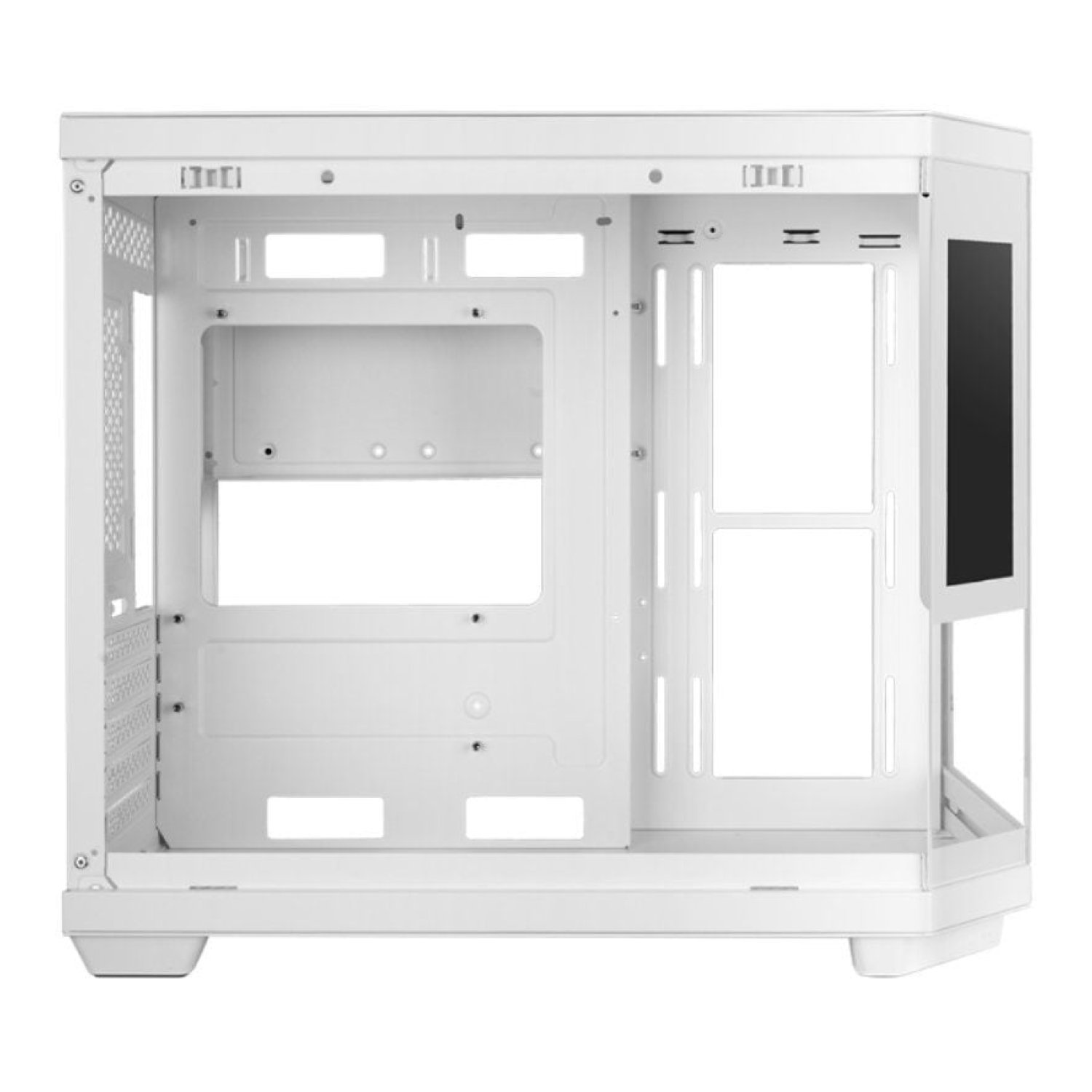 Caja Gaming Minitorre Mars Gaming MC-3TCORELCDM/ Blanca