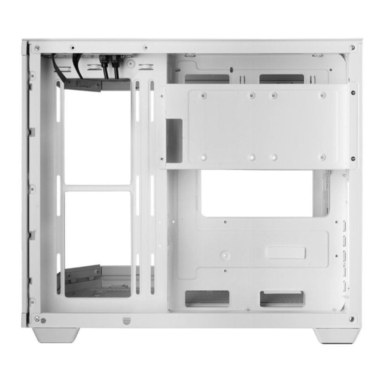 Caja Gaming Minitorre Mars Gaming MC-3TCORELCDM/ Blanca