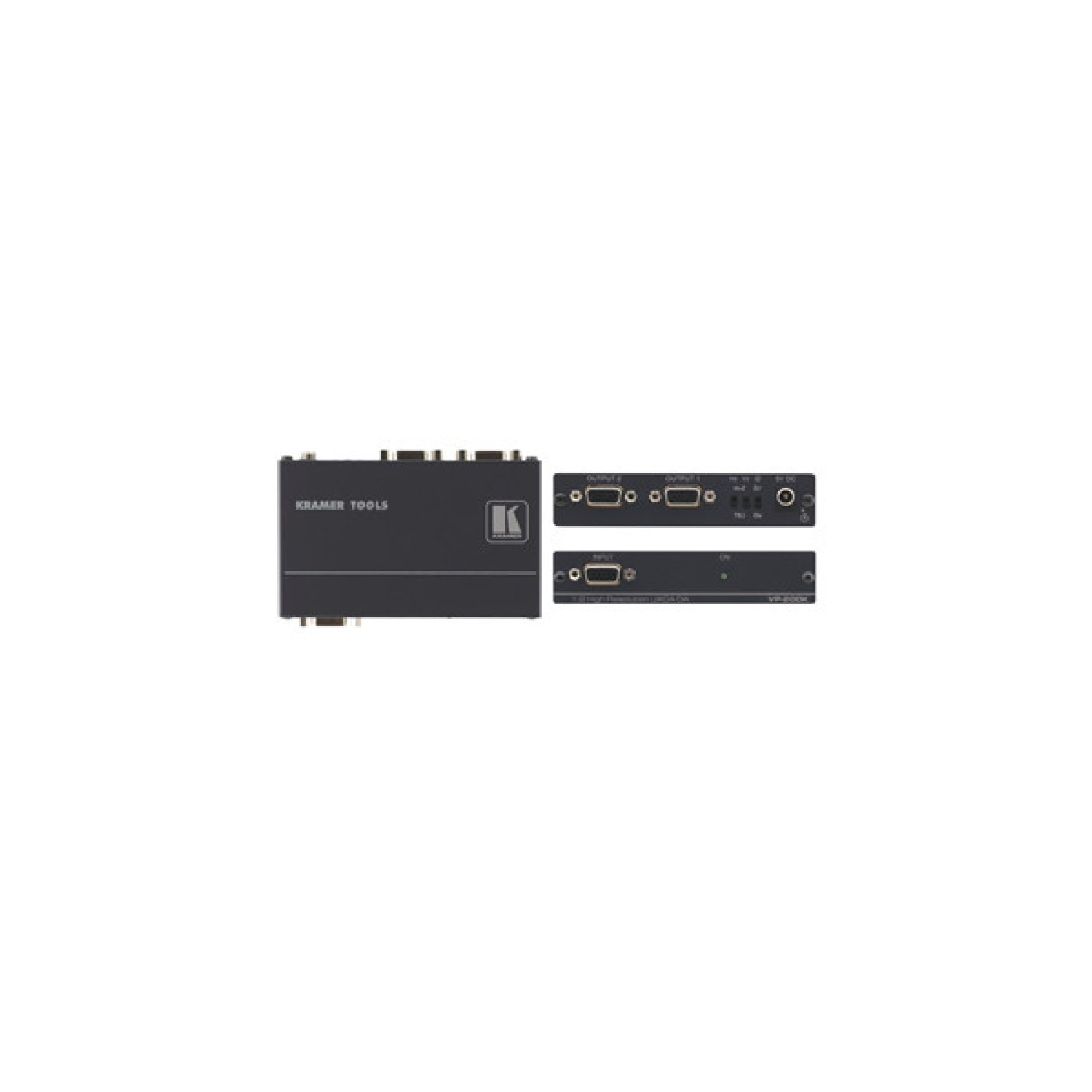 Kramer Electronics 1:2 Computer Graphics Video Distribution Amplifier amplificador señal de TV
