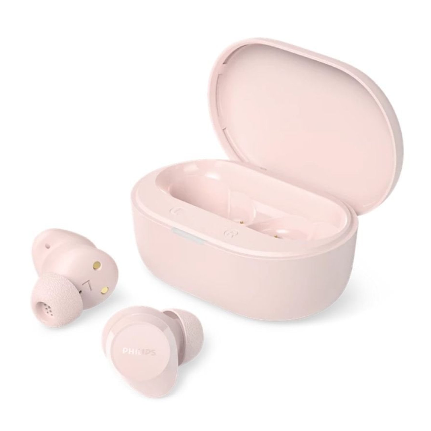 Auriculares Bluetooth Philips TAT1300PK con estuche de carga/ Autonomía 6h/ Rosas