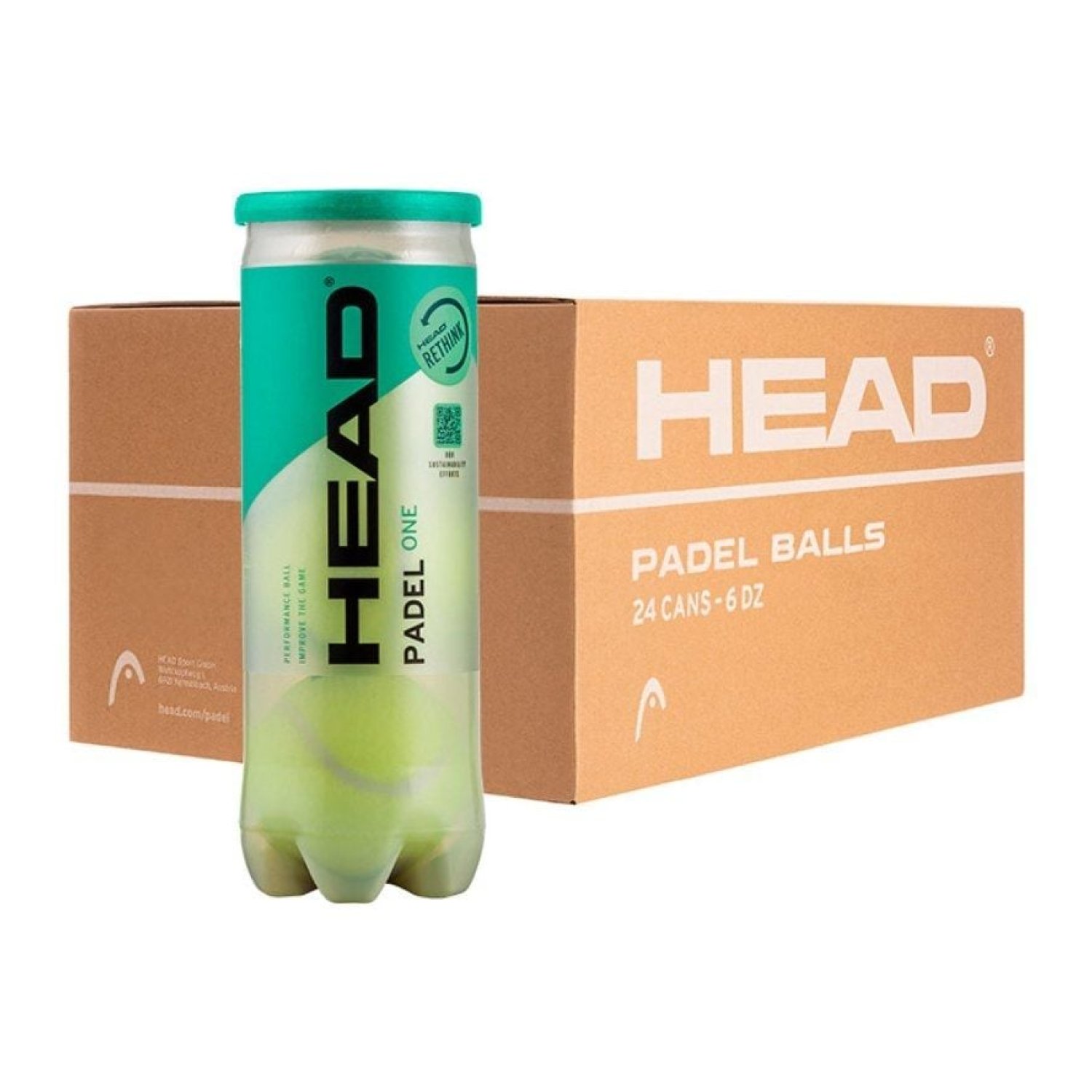 Cajón Bolas Head Padel One/ 24 packs de 3 unidades