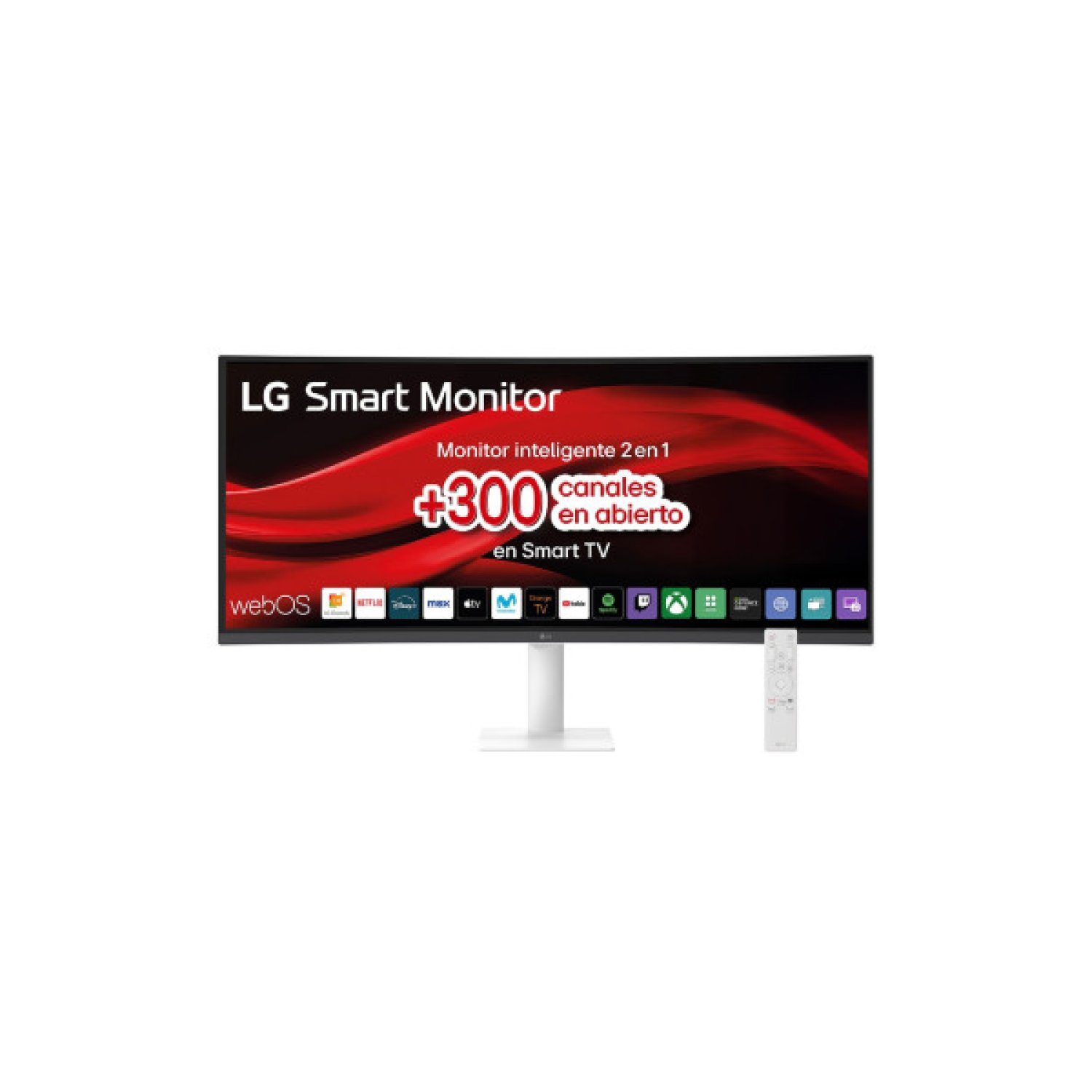 LG 34U601SA-W pantalla para PC 86,4 cm (34") 3440 x 1440 Pixeles Dual WQHD LCD Blanco