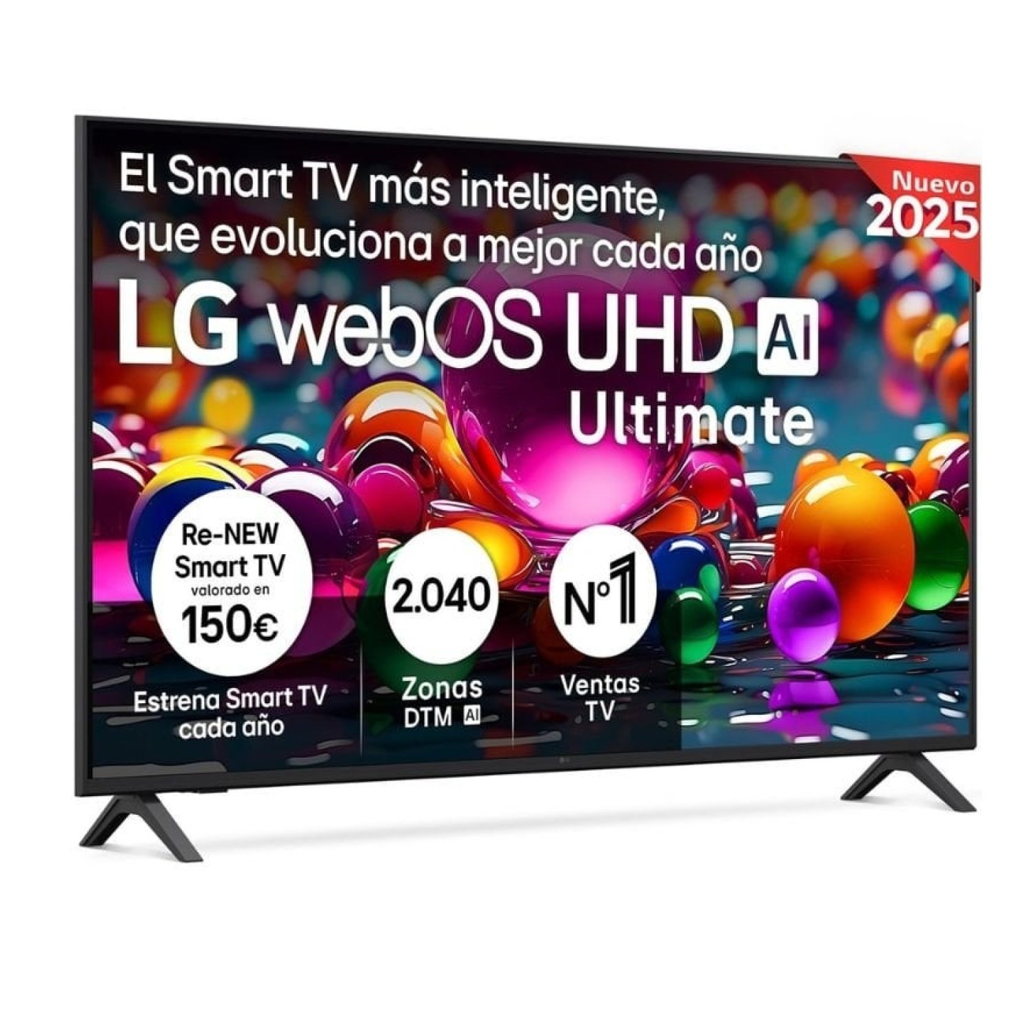 Televisor LG UHD 55UA75006LA 55"/ Ultra HD 4K/ Smart TV/ WiFi