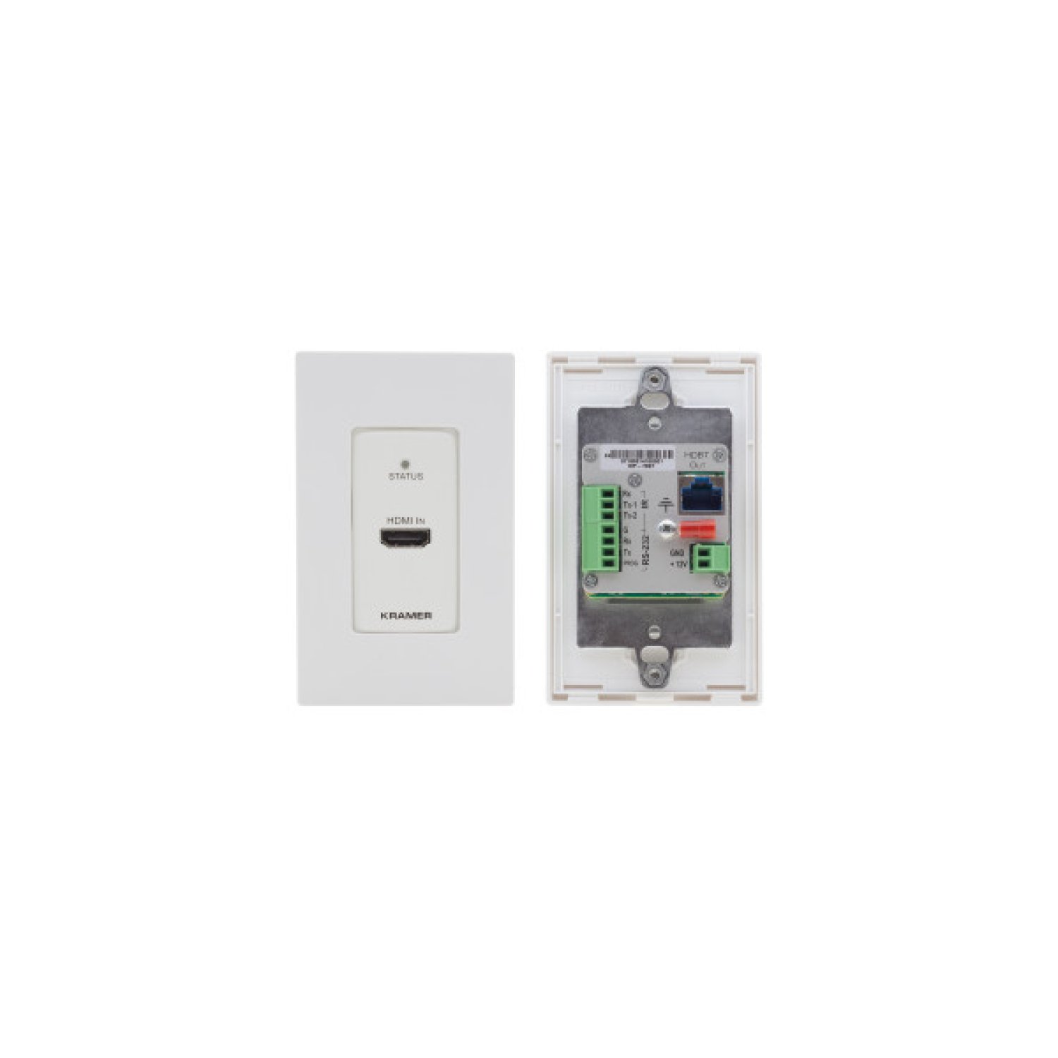 Kramer Electronics WP-789T/US-D(W/B) transmisor de pared Blanco