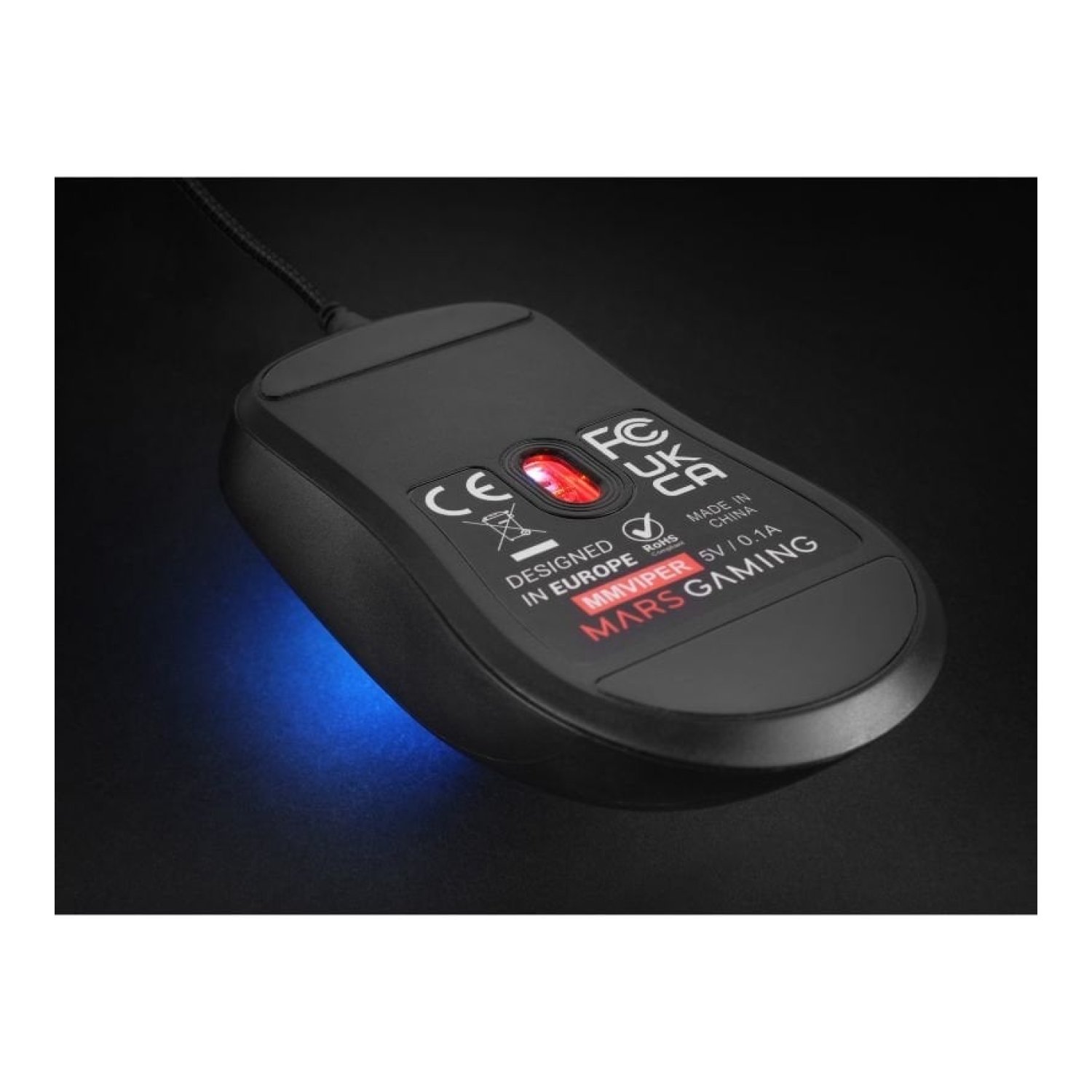 Ratón Gaming Mars Gaming MM-Viper/ Hasta 12800 DPI