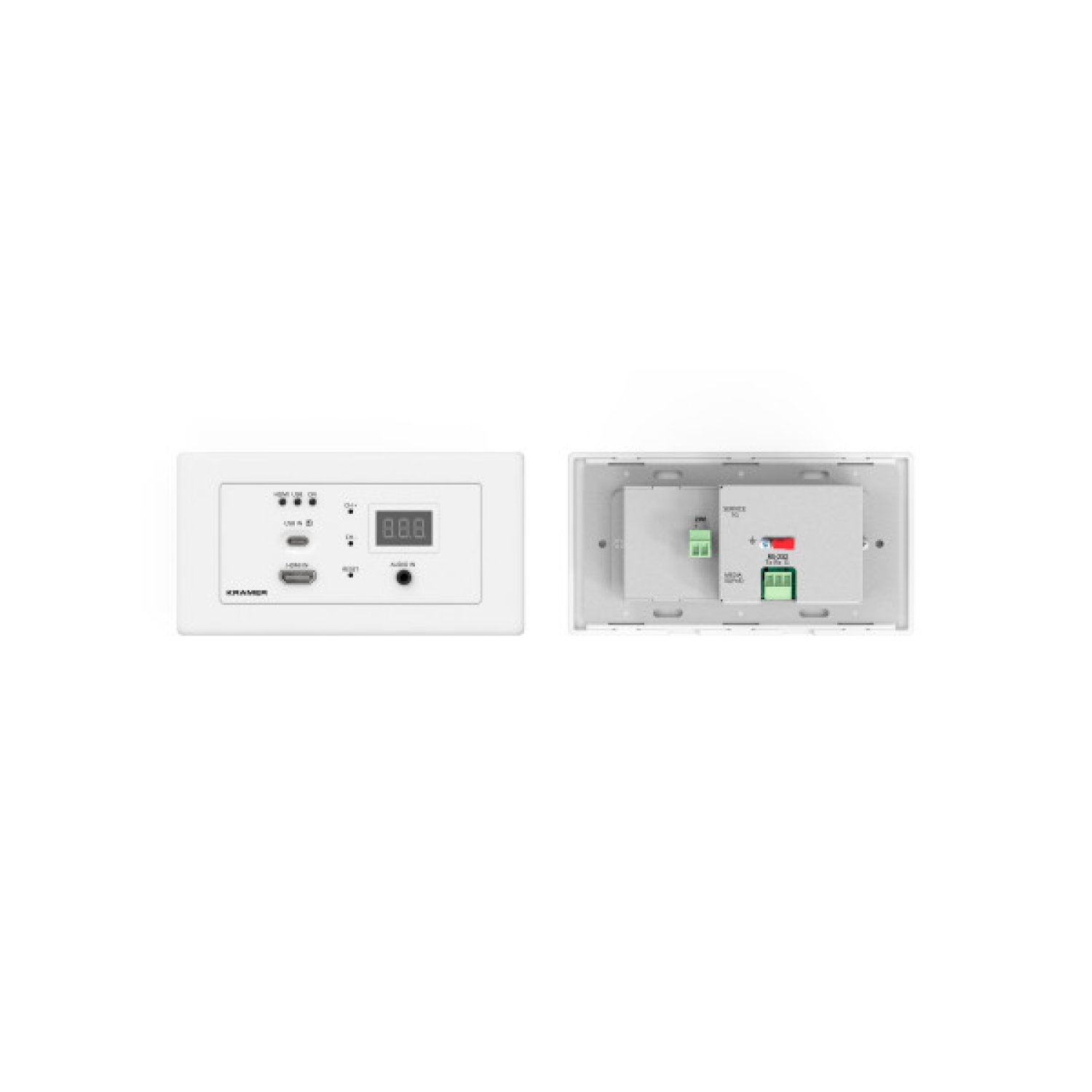 Kramer Electronics WP-SW2-EN7/EU(W)-80/86 servidor y codificador de vídeo 4096 x 2160 Pixeles 60 pps