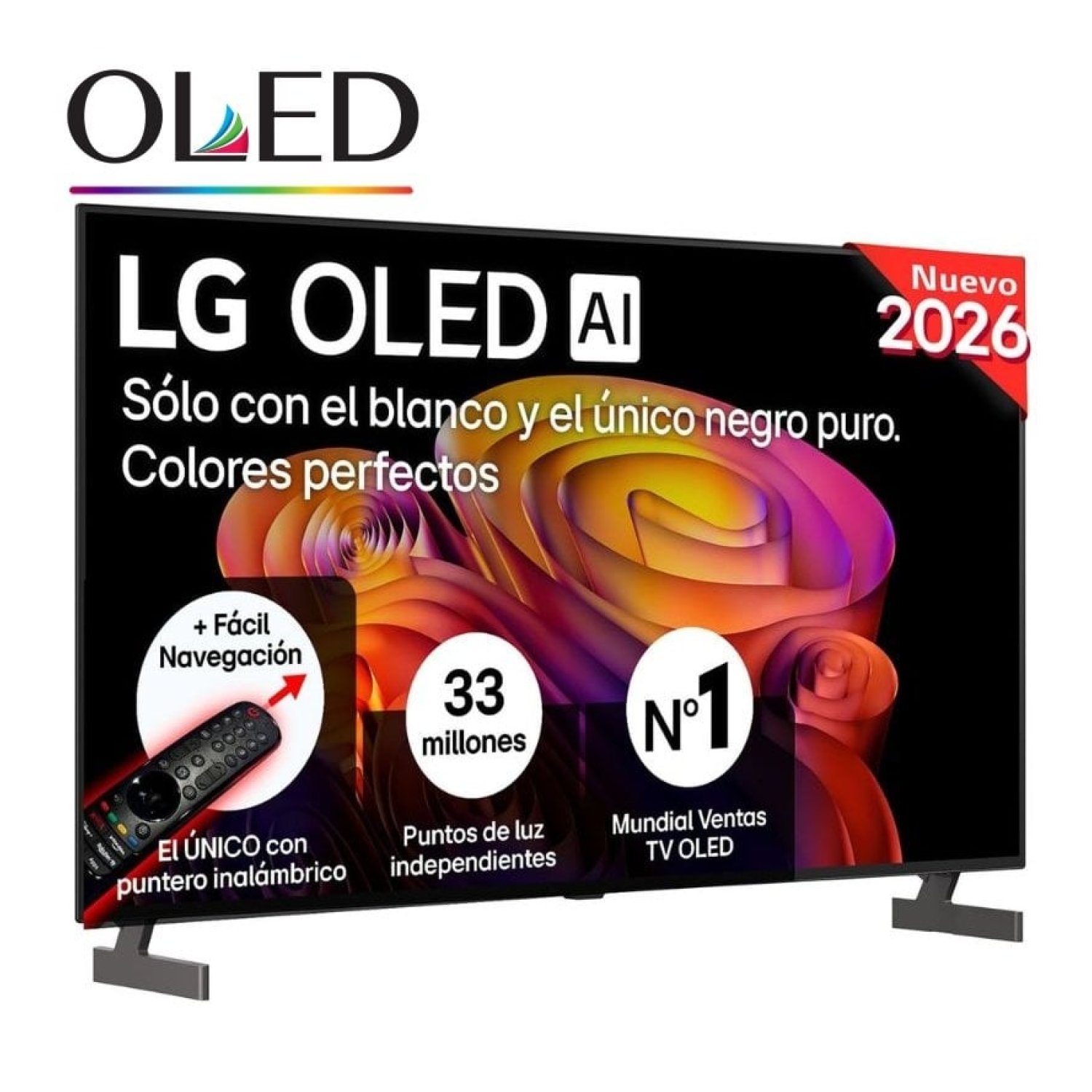 Televisor LG OLED AI B6 OLED55B6ELC 55"/ Ultra HD 4K/ Smart TV/ WiFi