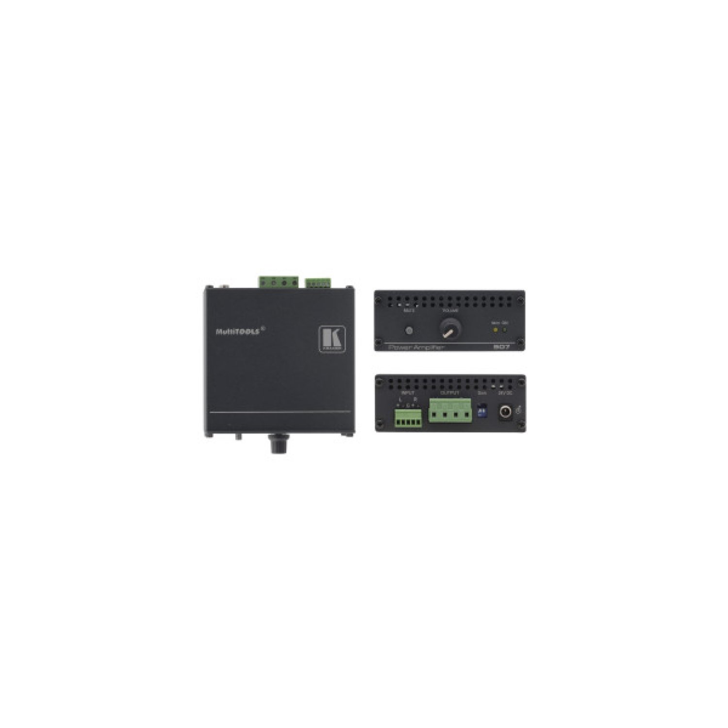 Kramer Electronics 11-70817090 amplificador de audio 2.0 canales Hogar Negro