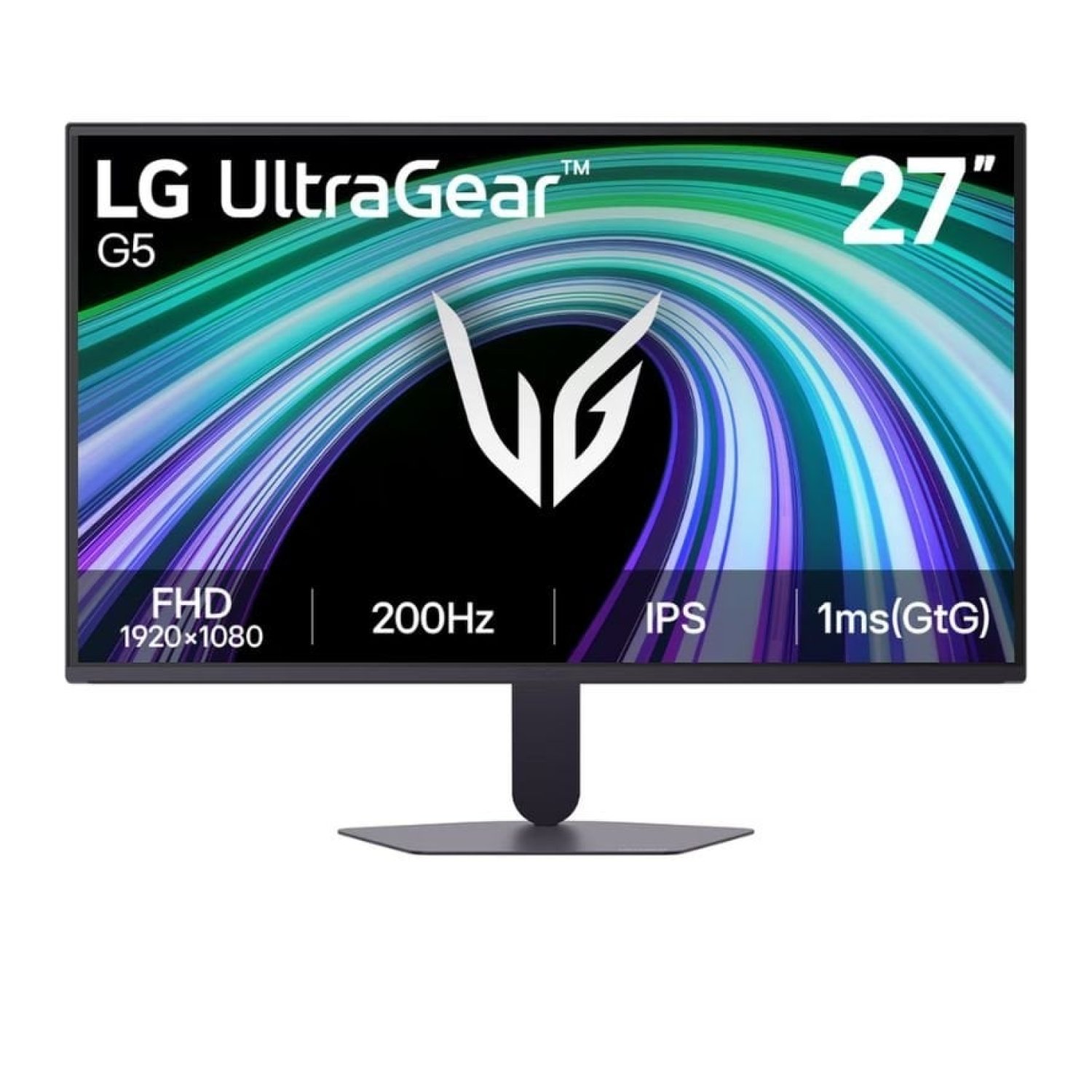 Monitor Gaming LG UltraGear G5 27G523B-B 27"/ Full HD/ 1ms/ 200Hz/ IPS/ Negro