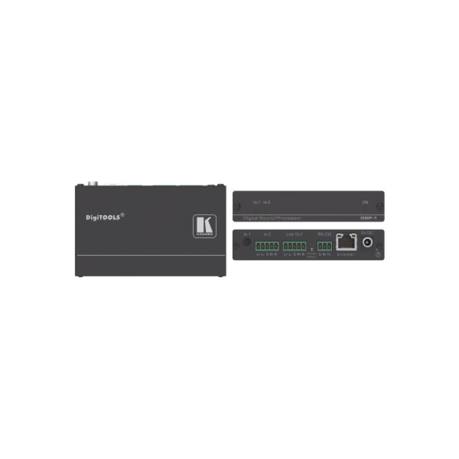 Kramer Electronics DSP-1 mezclador DJ 3 canales Negro