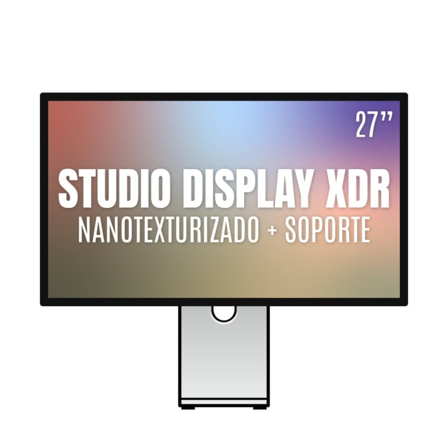 Apple Studio Display XDR 27"/ Cristal Nano texturizado/ Soporte con altura e inclinación ajustable