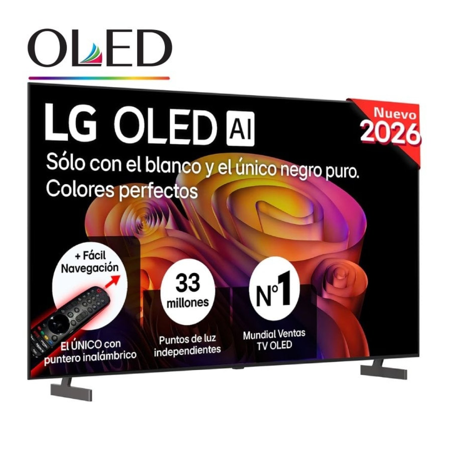 Televisor LG OLED AI B6 OLED77B6ELC 77"/ Ultra HD 4K/ Smart TV/ WiFi