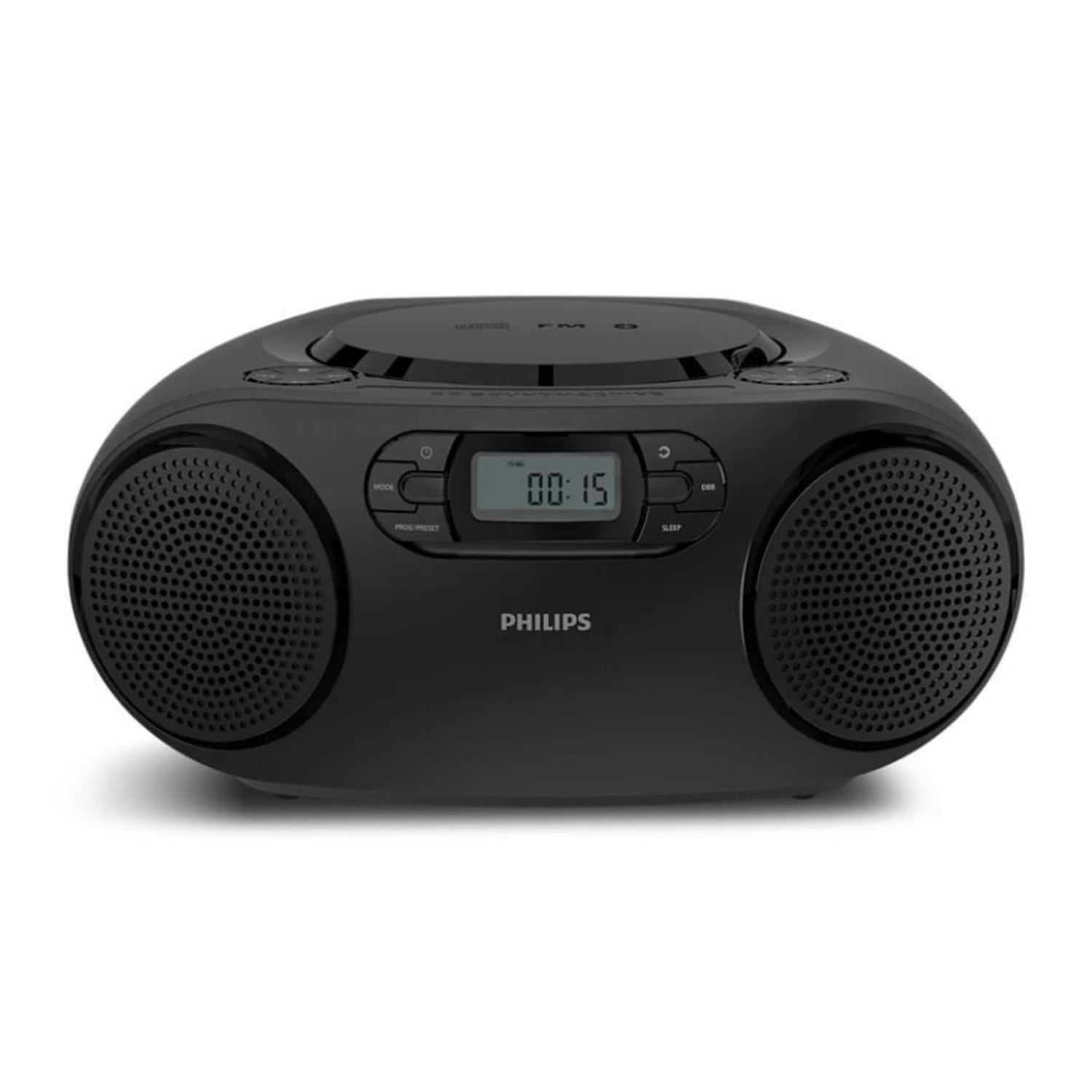 Radio CD Philips TAZ2000B/ 3W RMS/ con Cable/ con Pilas/ Negra