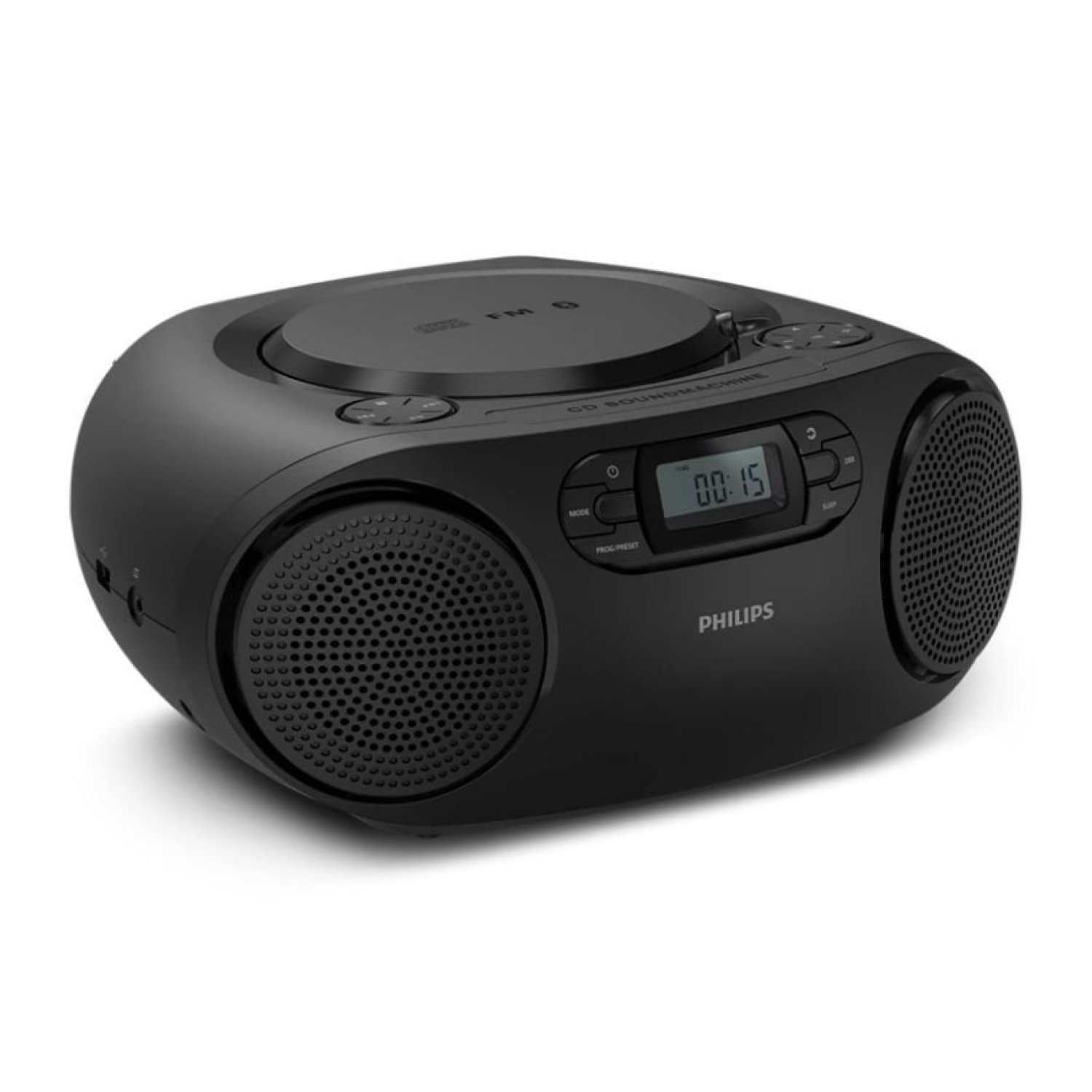 Radio CD Philips TAZ2000B/ 3W RMS/ con Cable/ con Pilas/ Negra