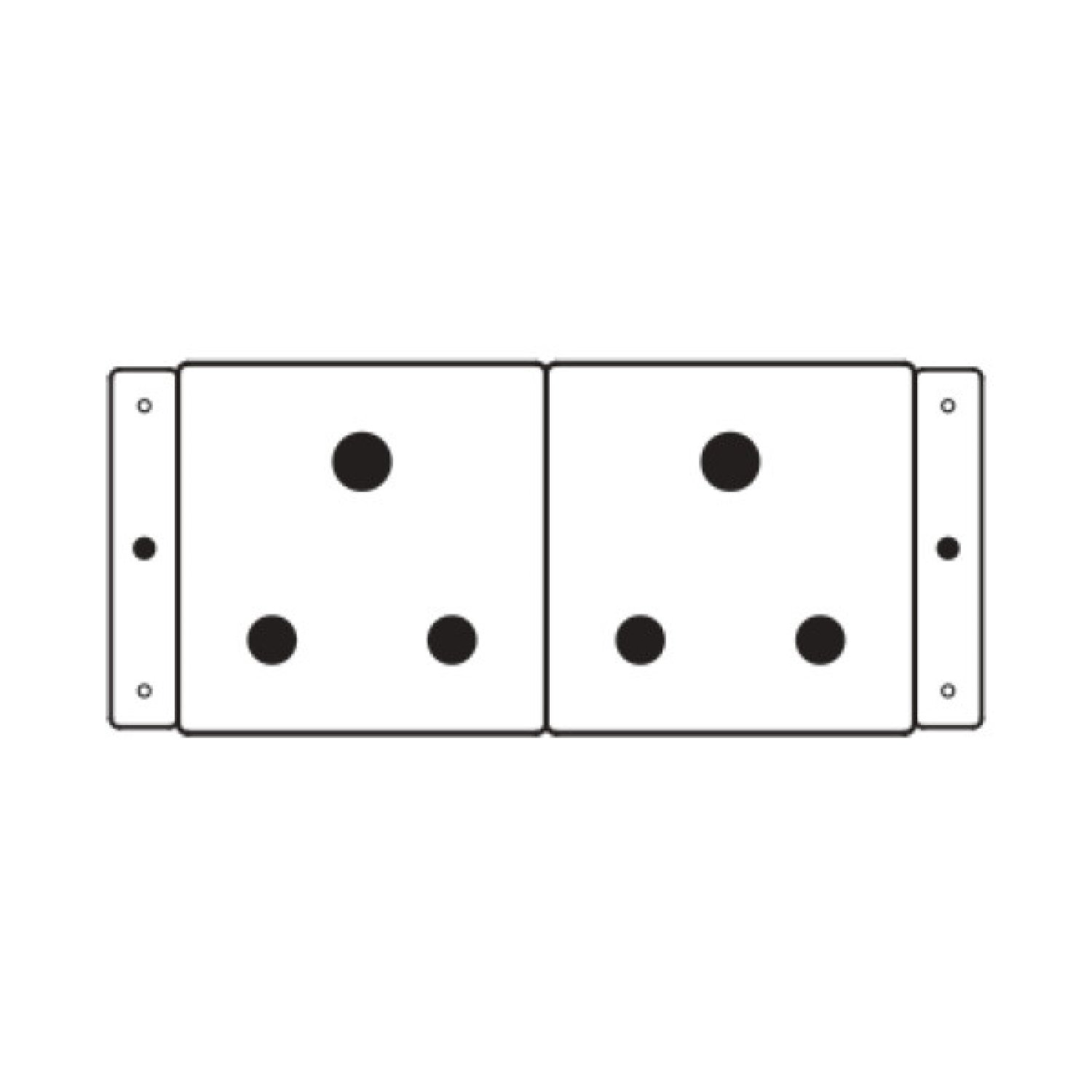 Kramer Electronics TS-2FR toma de corriente