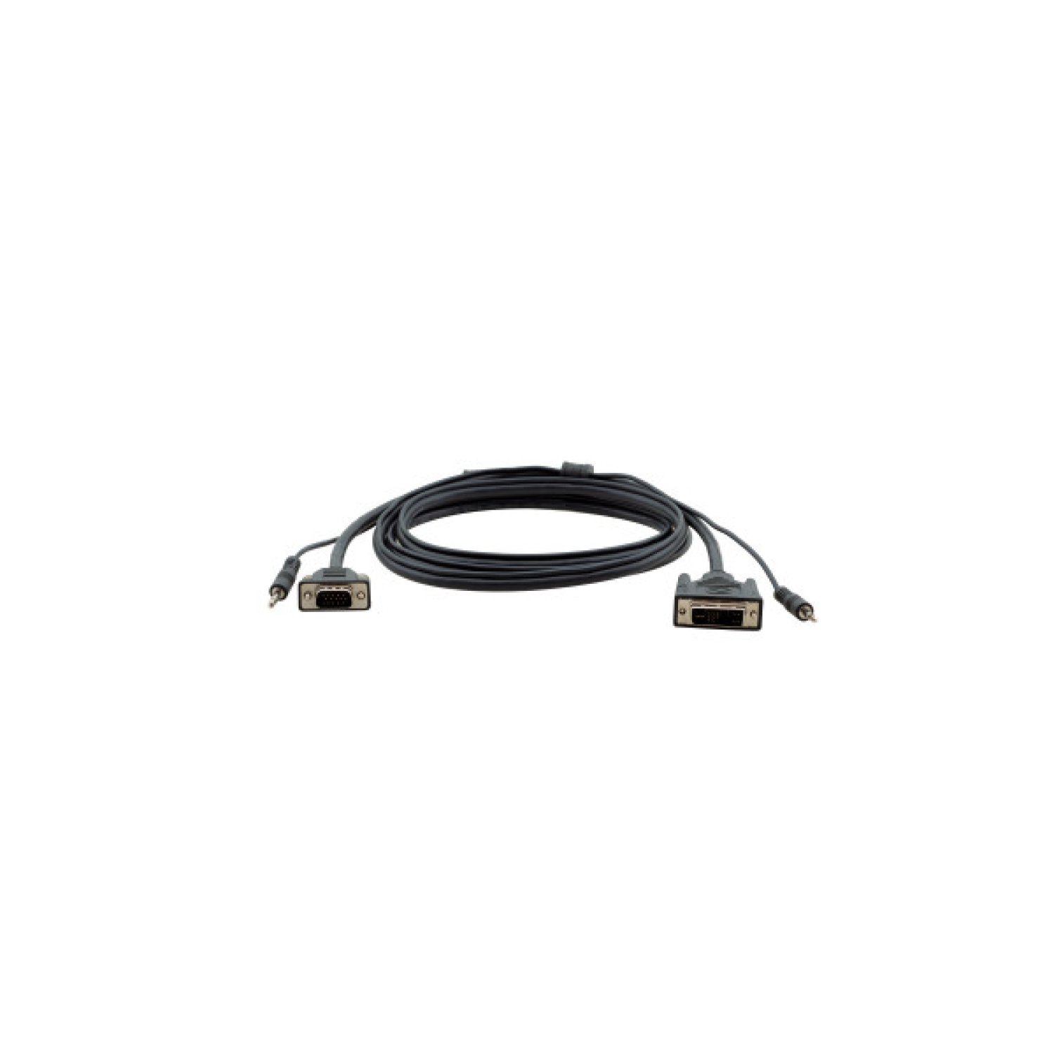 Kramer Electronics 4.6m, DVI-I/3.5mm - VGA/3.5mm 4,6 m DVI-I/3.5mm VGA/3,5mm Negro