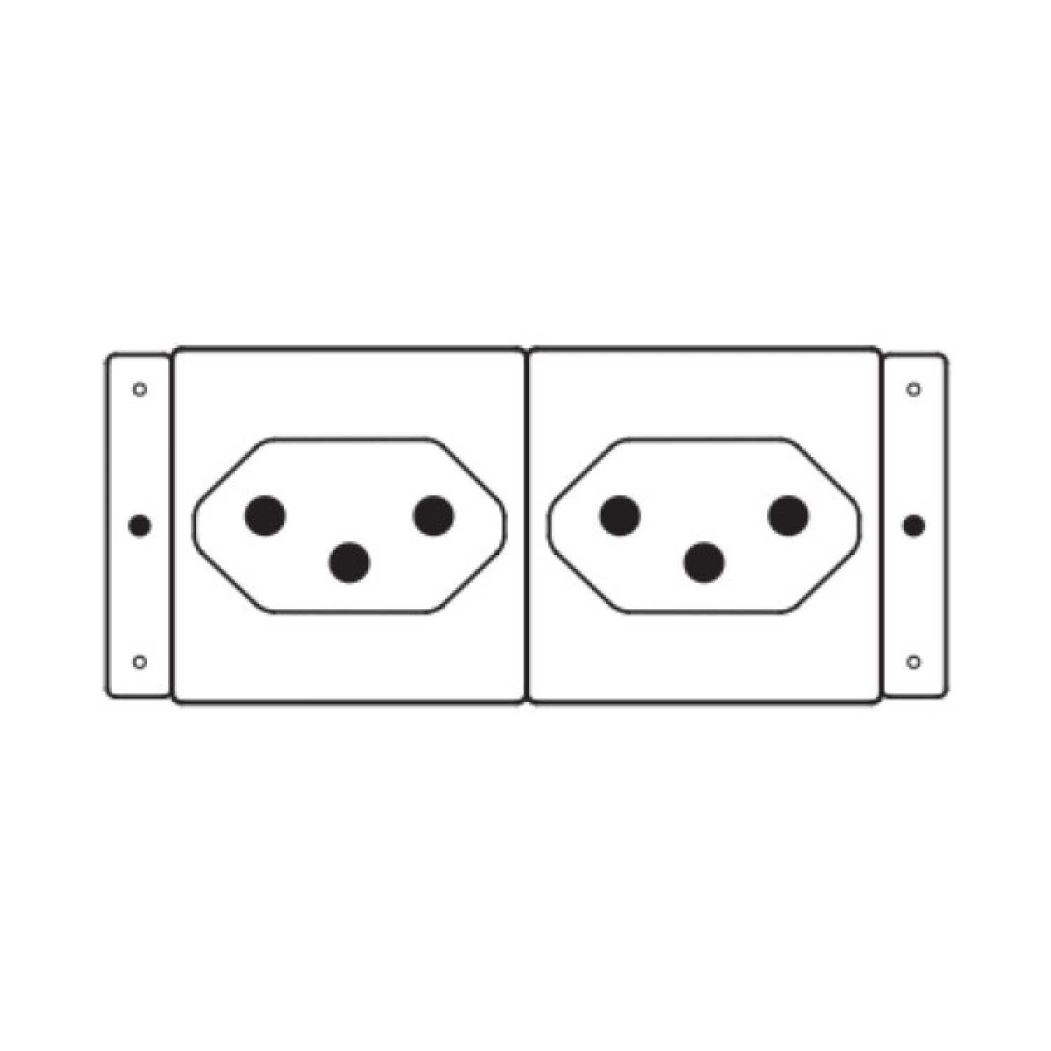 Kramer Electronics TS-2CH toma de corriente