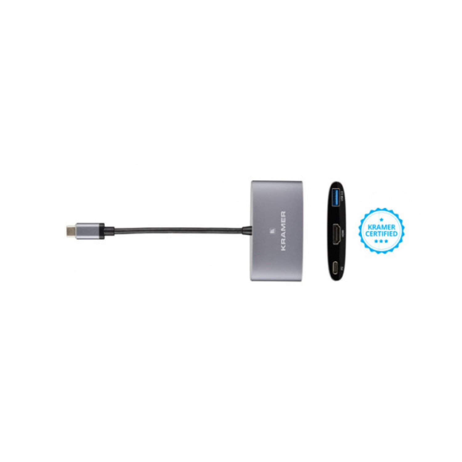 KRAMER KDOCK-1 USB-C HUB MULTIPORT ADAPTER 1 USB 2.0/3.0 (91-00016099)