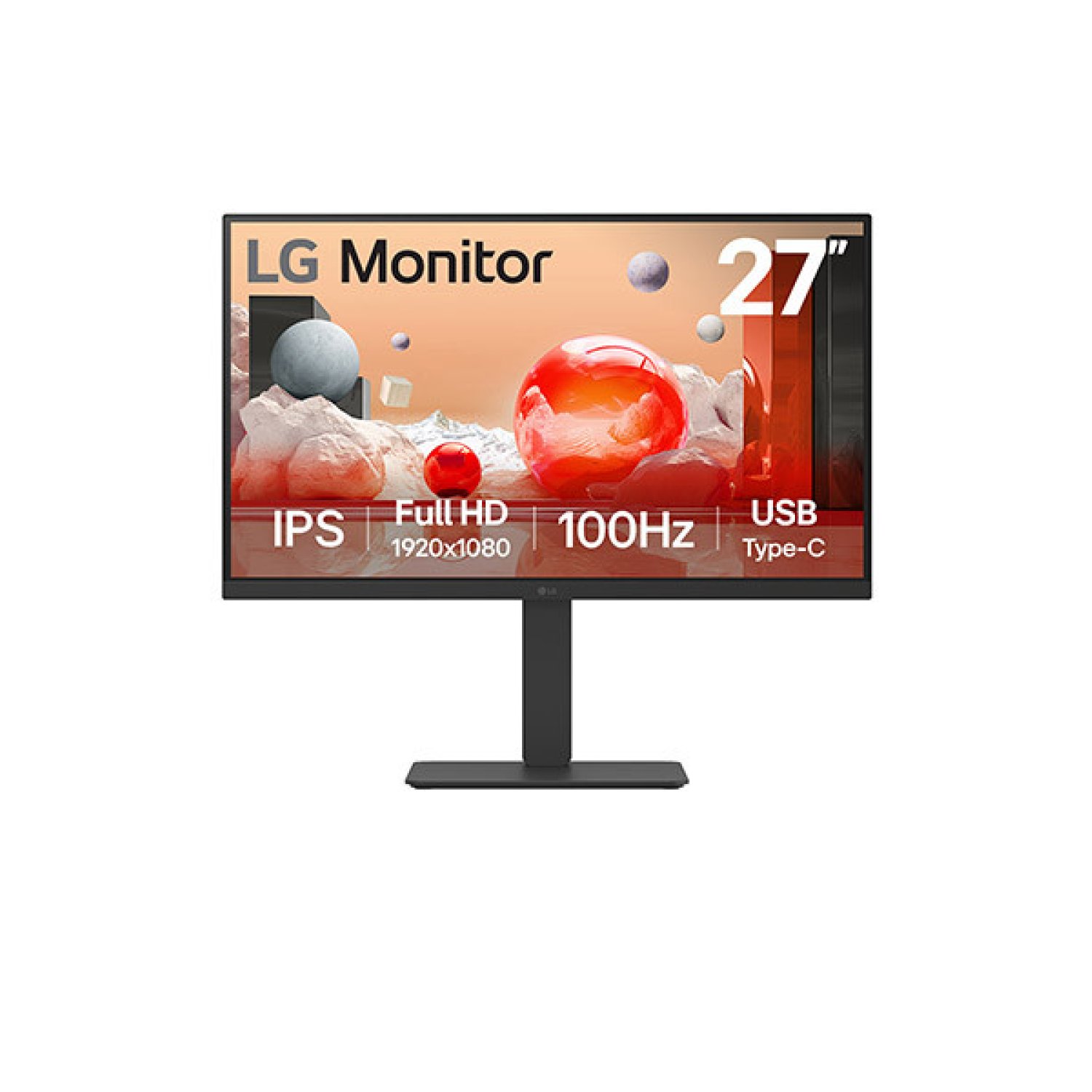 LG MONITOR, 27" IPS FULL HD (1920X1080), 100HZ, TIEMPO DE RESPUESTA 5MS (GTG) MODO LECTURA Y FLICKER SAFE, HDMI