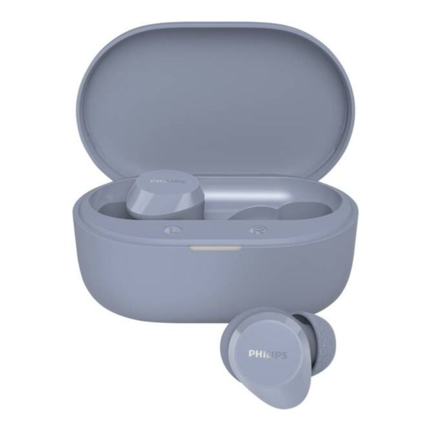 Auriculares Bluetooth Philips TAT1300LB con estuche de carga/ Autonomía 6h/ Azules