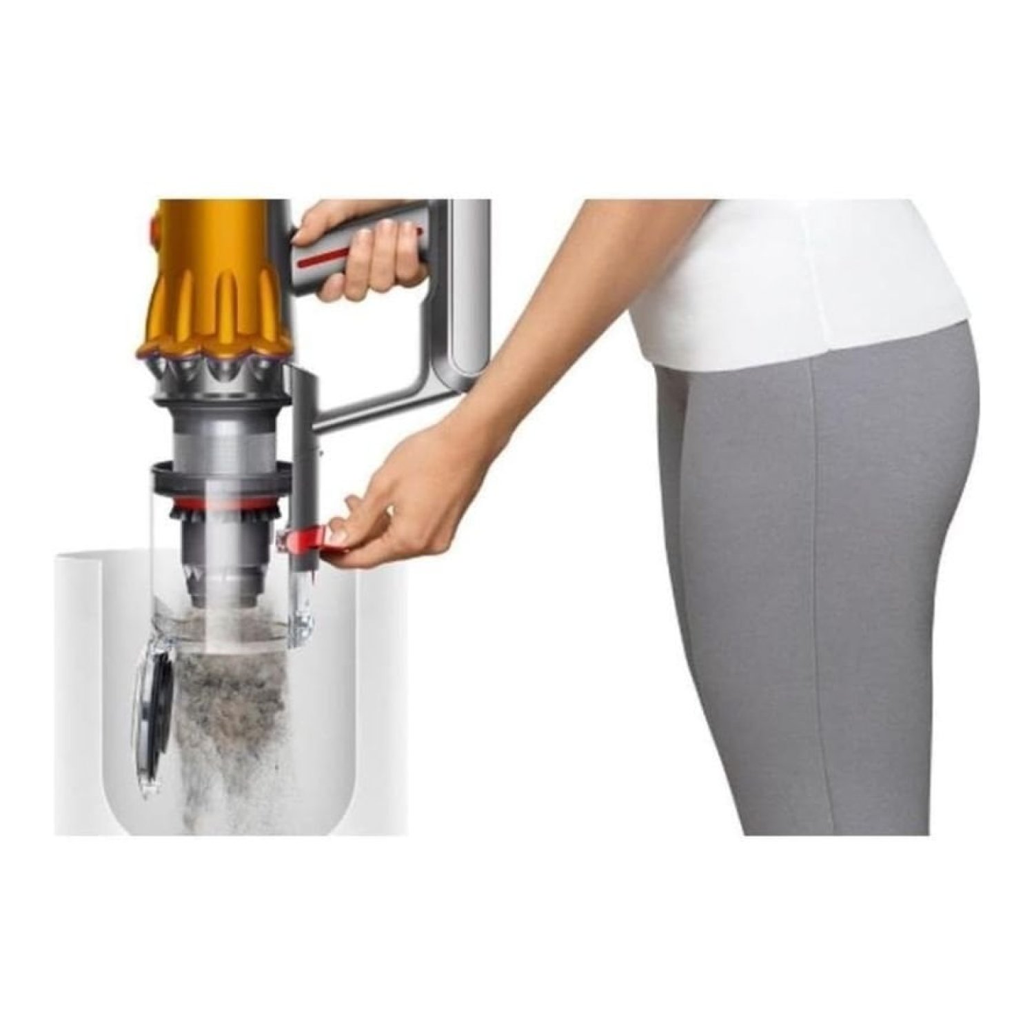 Aspirador Escoba con batería Dyson V12s Detect Slim Submarine/ 140W/ Autonomía 60 Min