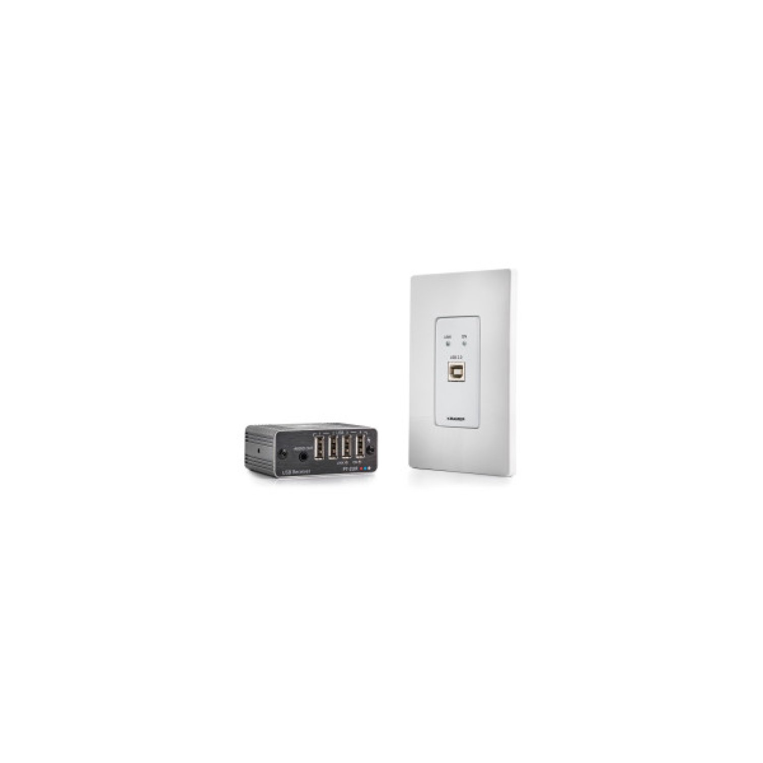 Kramer Electronics WP-2UT/R-KIT ampliador de red Transmisor y receptor de red Negro, Blanco