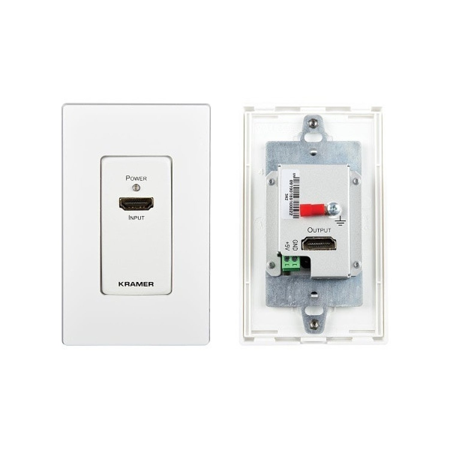 (CONSULTAR STOCK) KRAMER EXTENDERS AVSM 18G 4K HDR HDMI EXTENDER FOR WALLPLATES-MODEL (WP-3H2/US-D(W)) (50-00013095)