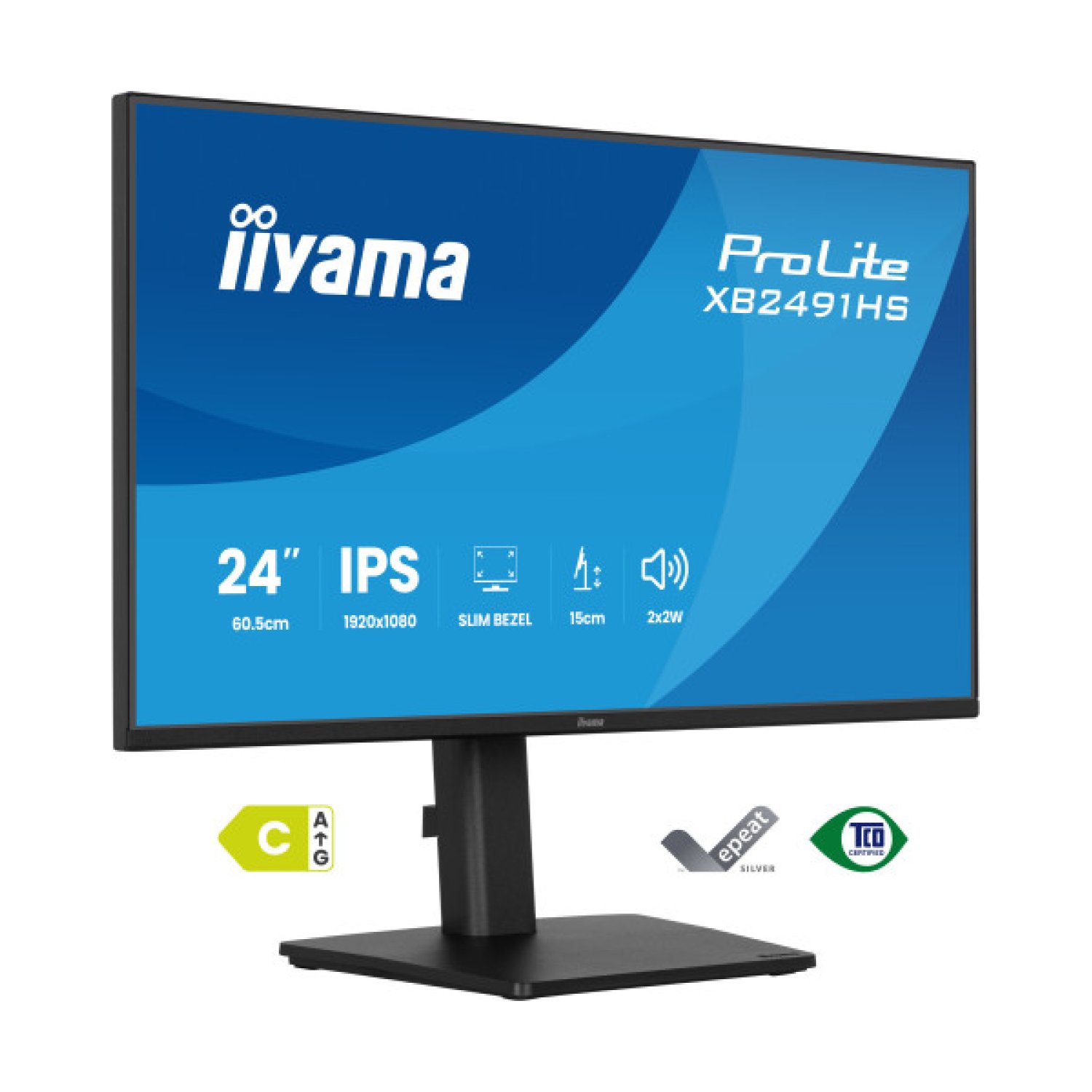 MONITOR IIYAMA, 24", IPS, 4-SIDE SLIM BEZEL 1920x1080 120HZ