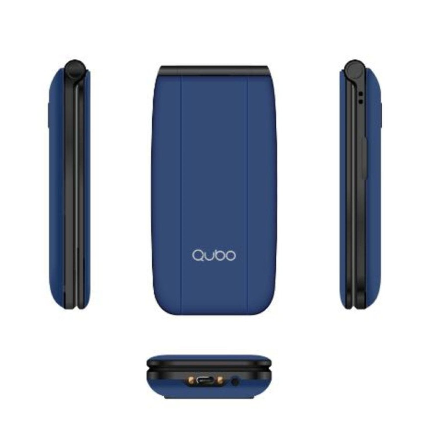 Teléfono Móvil Qubo NEONW-BL 4G para Personas Mayores/ Azul