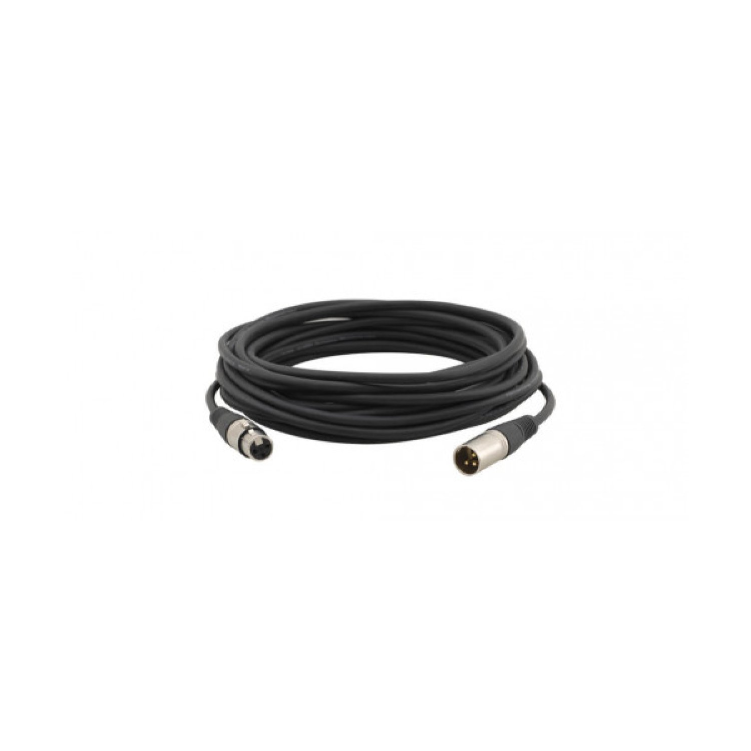 Kramer Electronics C-XLQM/XLQF-15 cable de audio 4,6 m XLR (3-pin) Negro