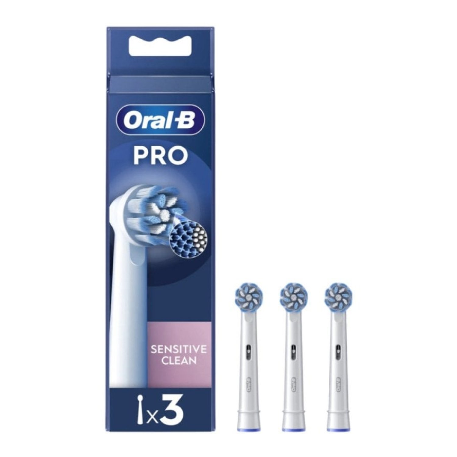 Cabezal de Recambio Braun para cepillo Braun Oral-B Sensitive Clean/ Pack 3 uds