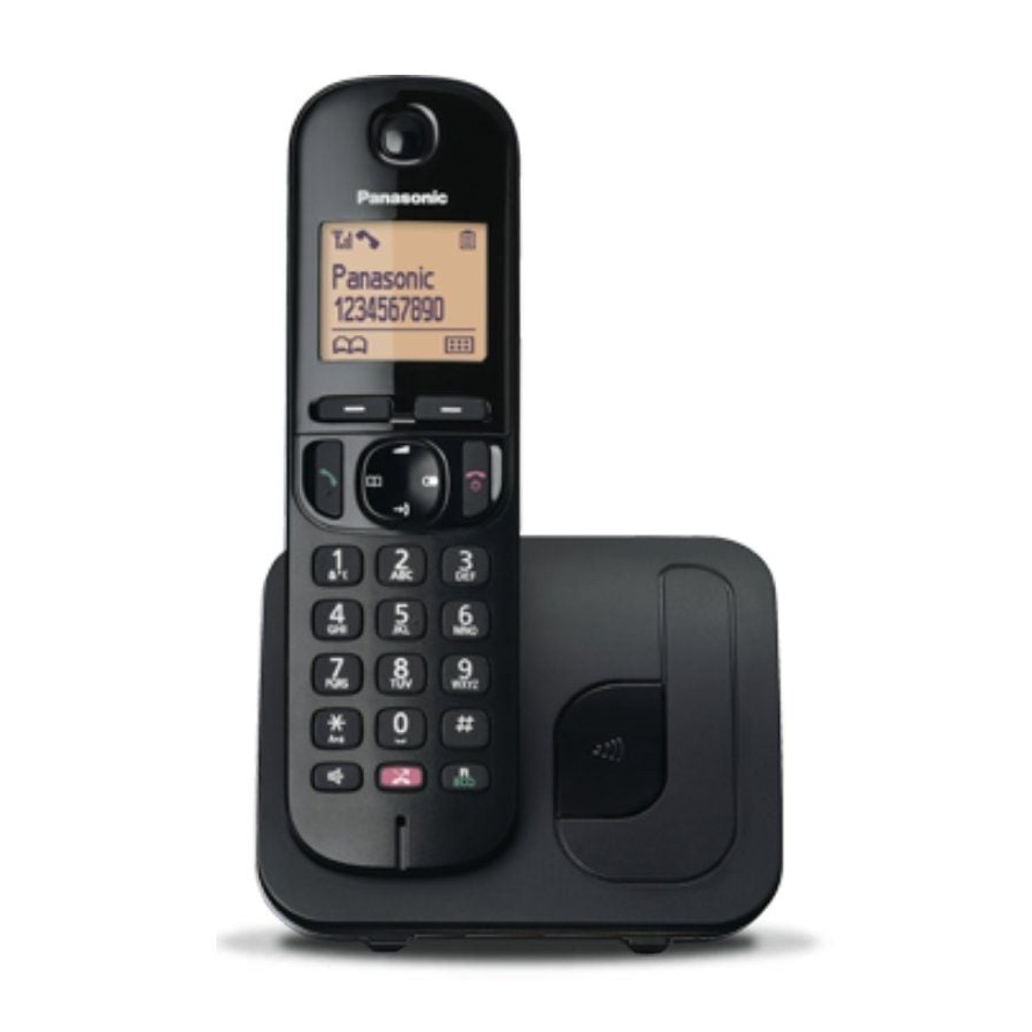 Teléfono Inalámbrico Panasonic KX-TGC250SPB/ Negro