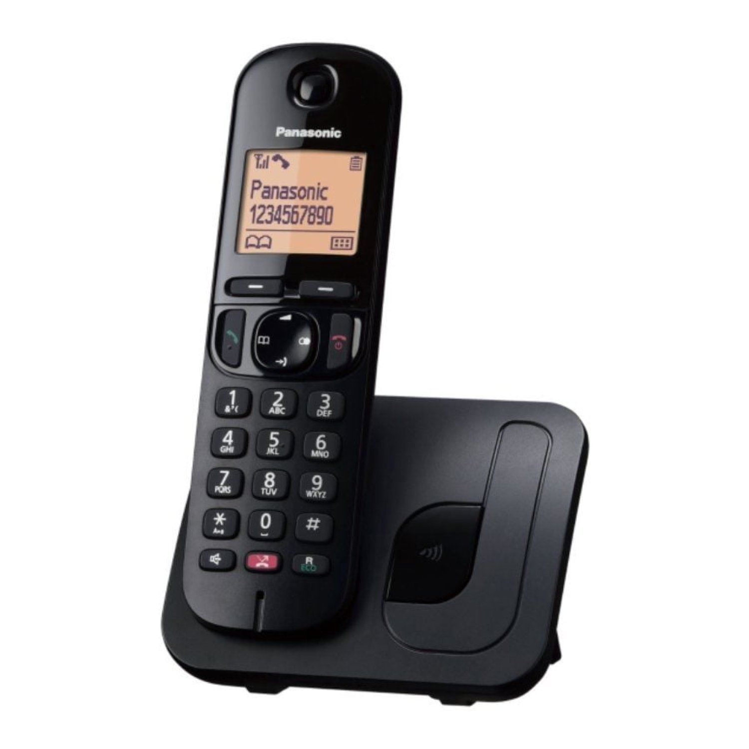 Teléfono Inalámbrico Panasonic KX-TGC250SPB/ Negro