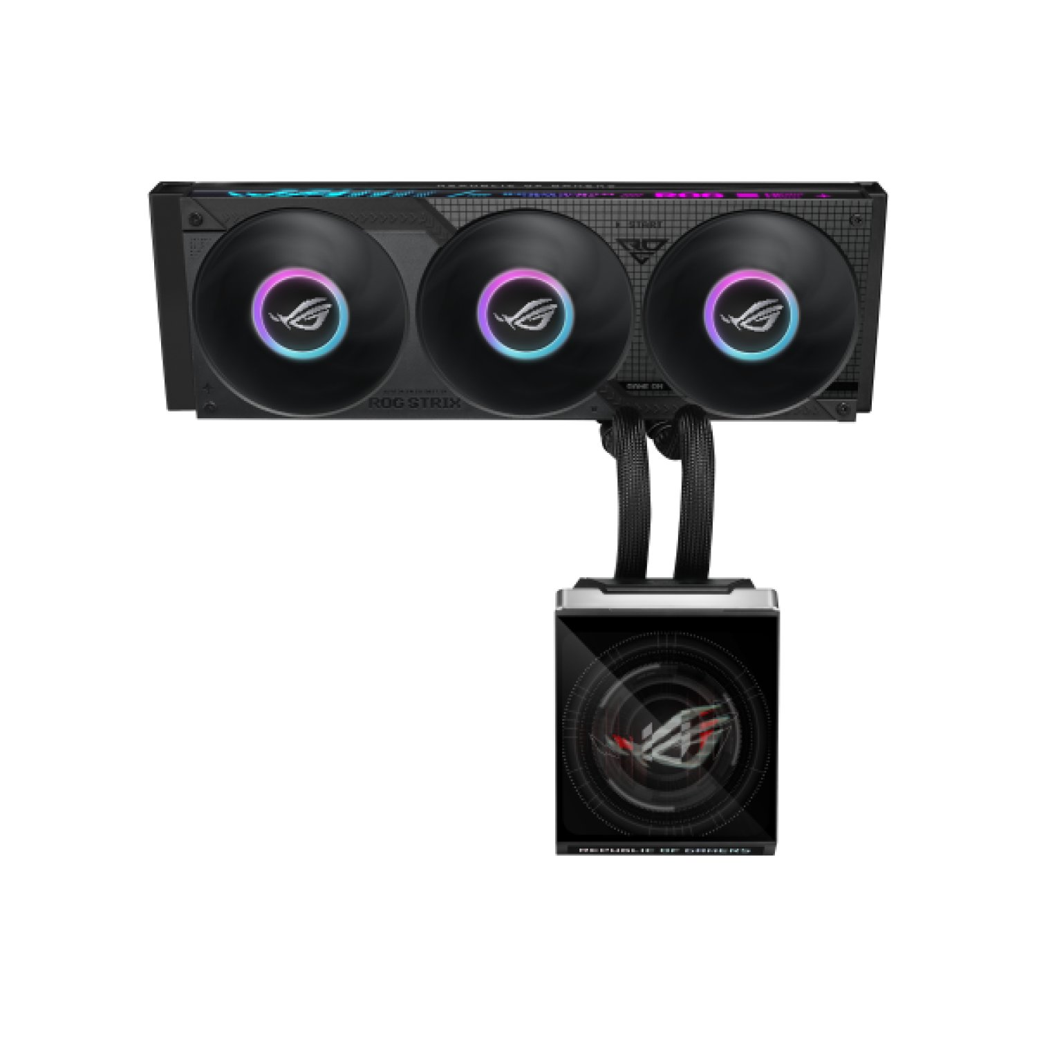 ASUS ROG Strix SLC IV 360 ARGB LCD Procesador Kit de refrigeración líquida 12 cm Negro 1 pieza(s)