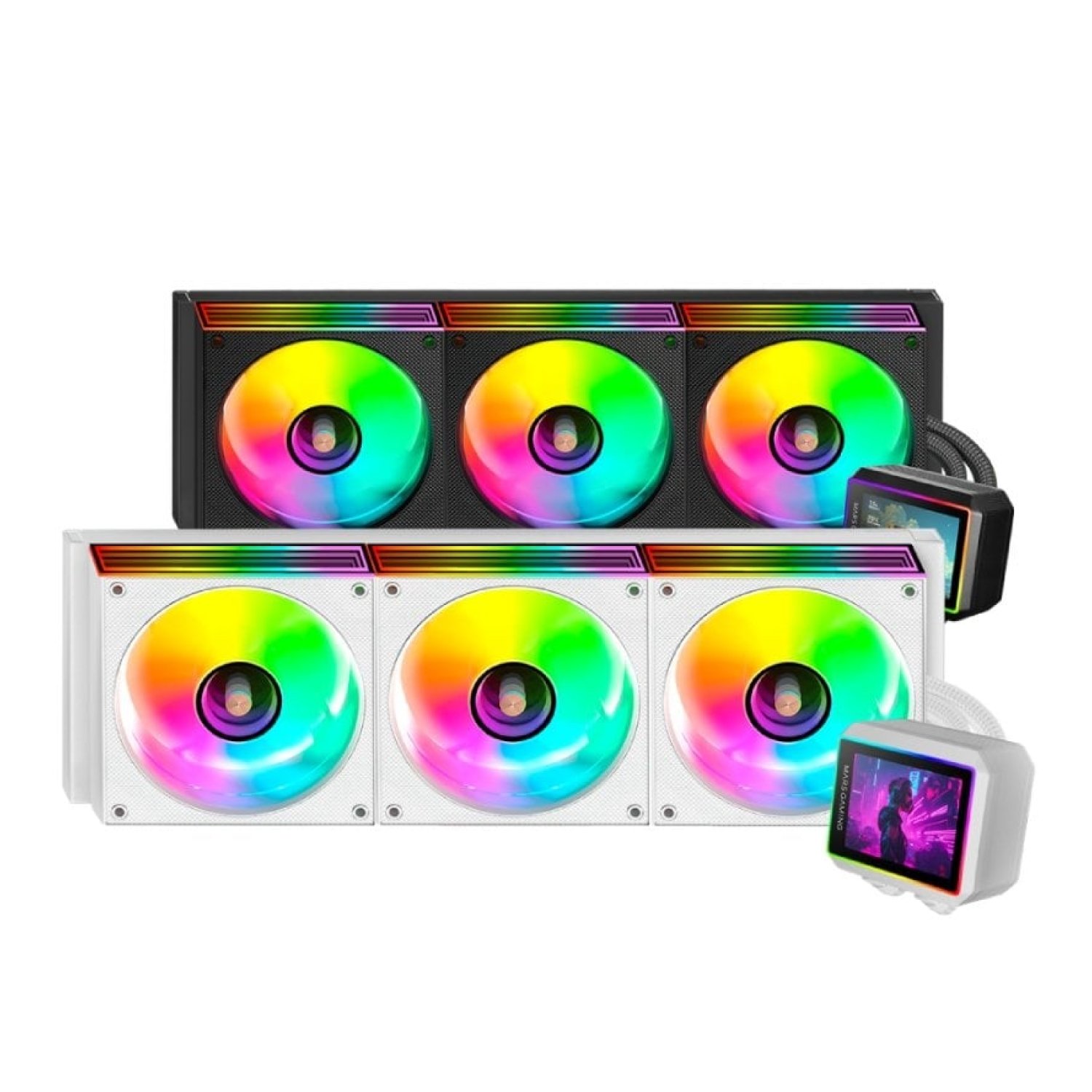 Sistema de Refrigeración Líquida Mars Gaming ML-VISIONII360/ Blanco