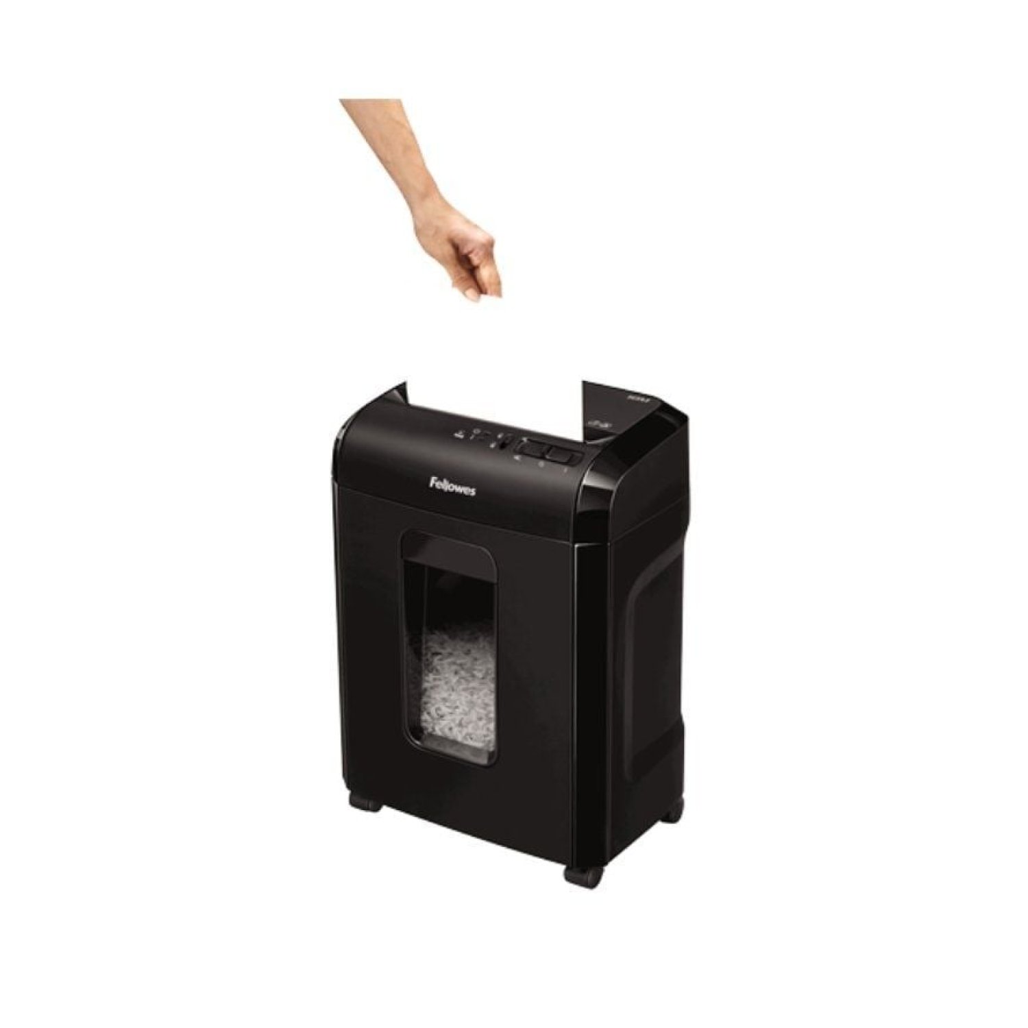 Destructora Fellowes 10M/ Corte en Partículas de 2 x 12mm/ Negra