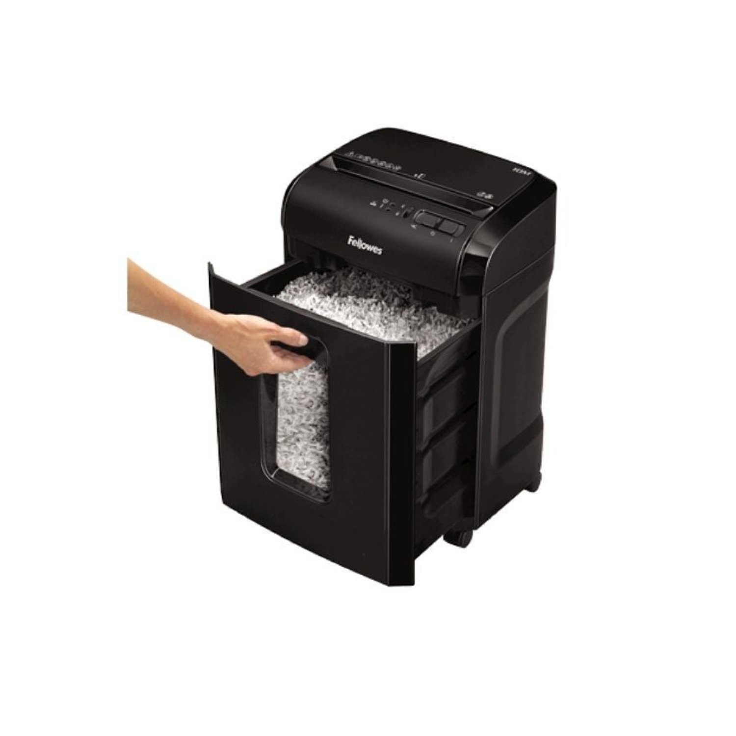 Destructora Fellowes 10M/ Corte en Partículas de 2 x 12mm/ Negra