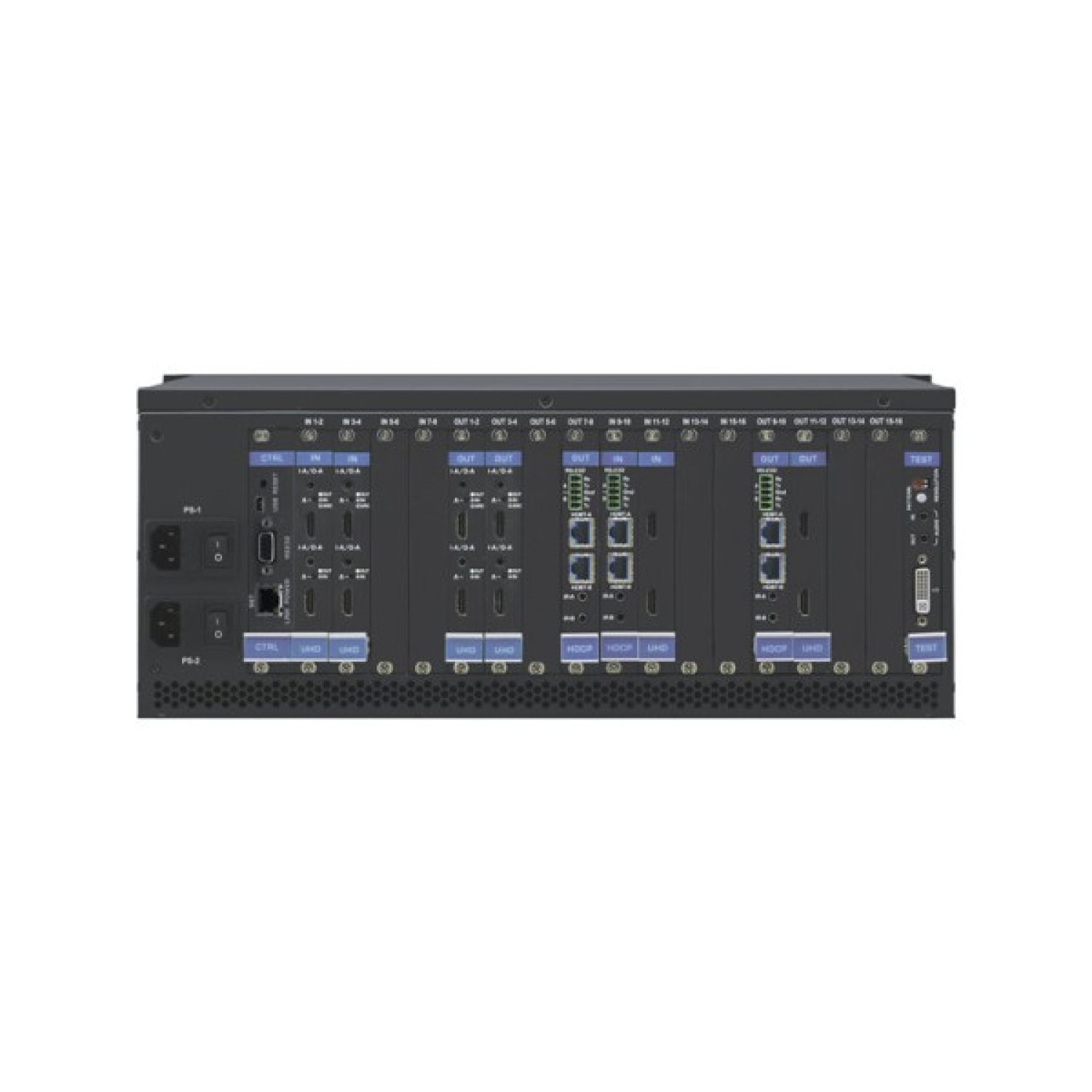 KRAMER 2x2 to 16x16 Modular 4K60 4:2:0 Multi?Format Managed Digital Matrix Switcher (VS-1616DN-EM)